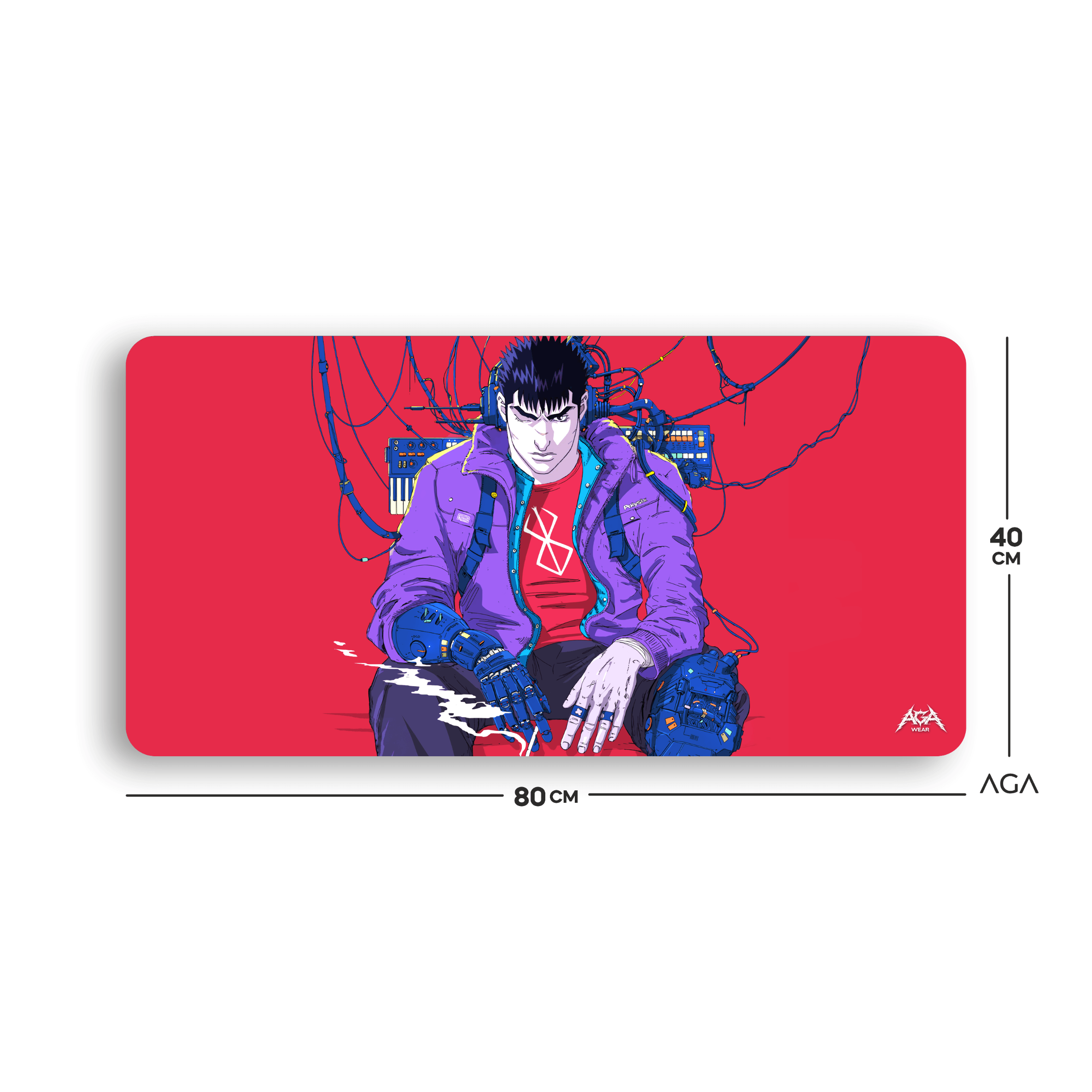 BERSERK CYBERPUNK GUTS MOUSE PAD