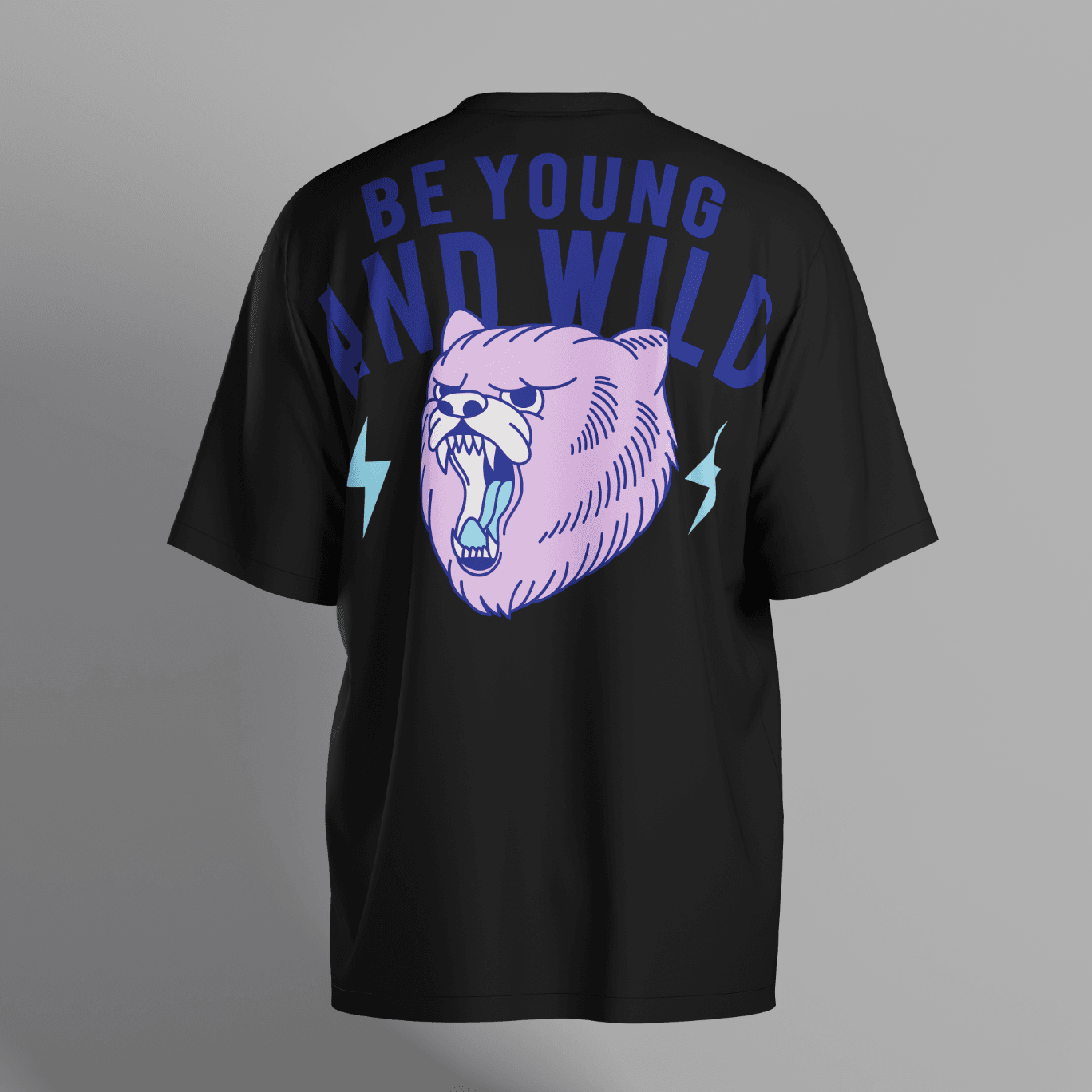 STREET WEAR BE YOUNG AND WILD Unisex T-Shirt
