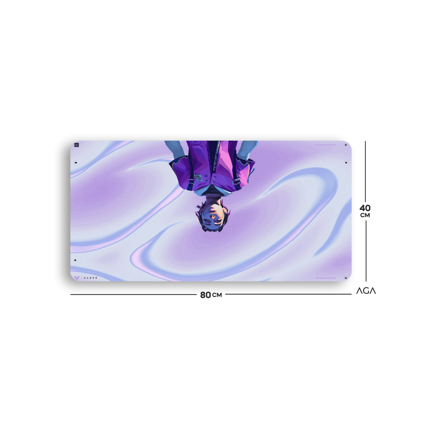 Valorant Clove Purple Mouse Pad