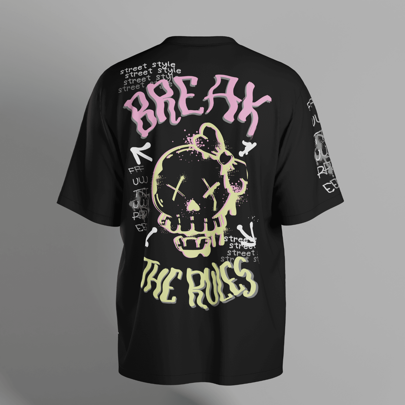 STREET WEAR BREAK THE RULES Unisex T-Shirt
