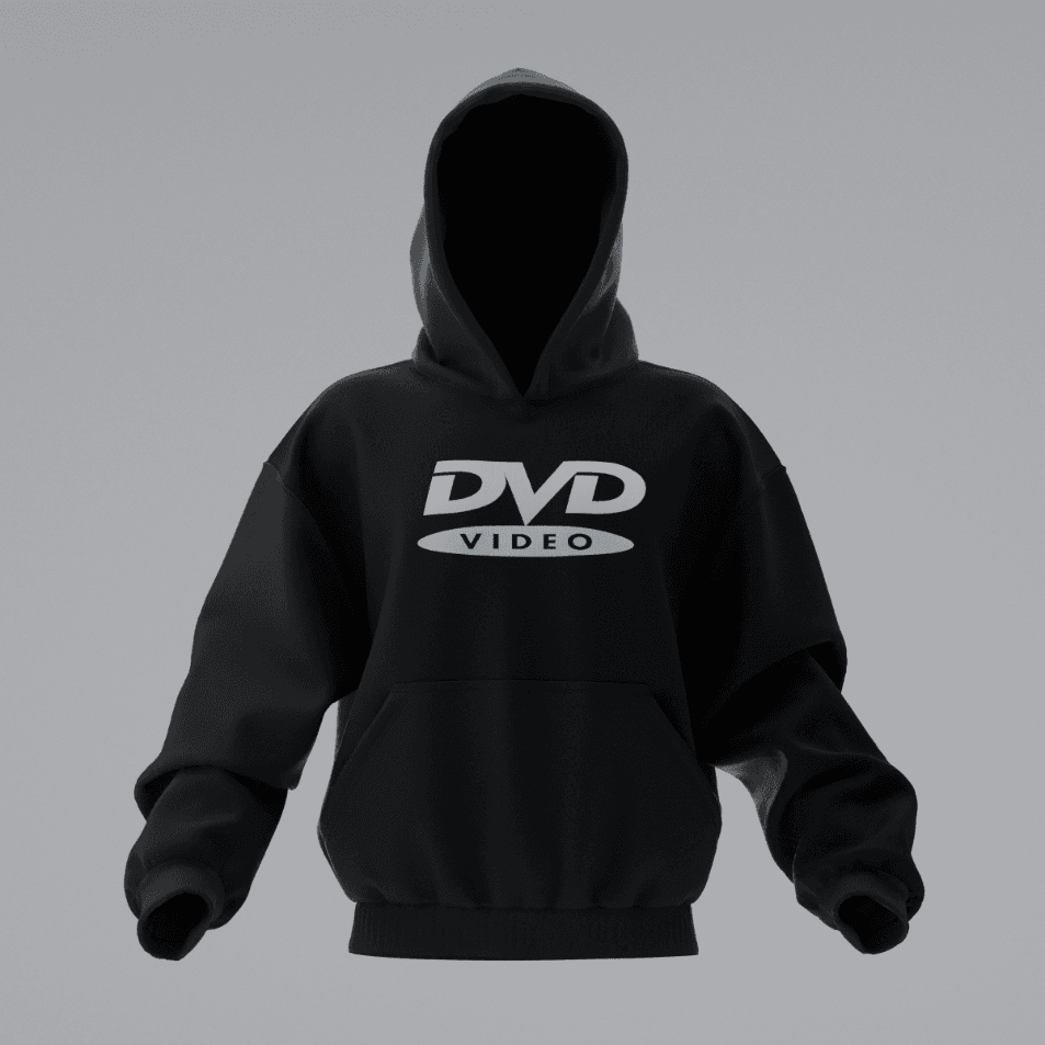 DVD VIDEO OLD LOGO Unisex Hoodie