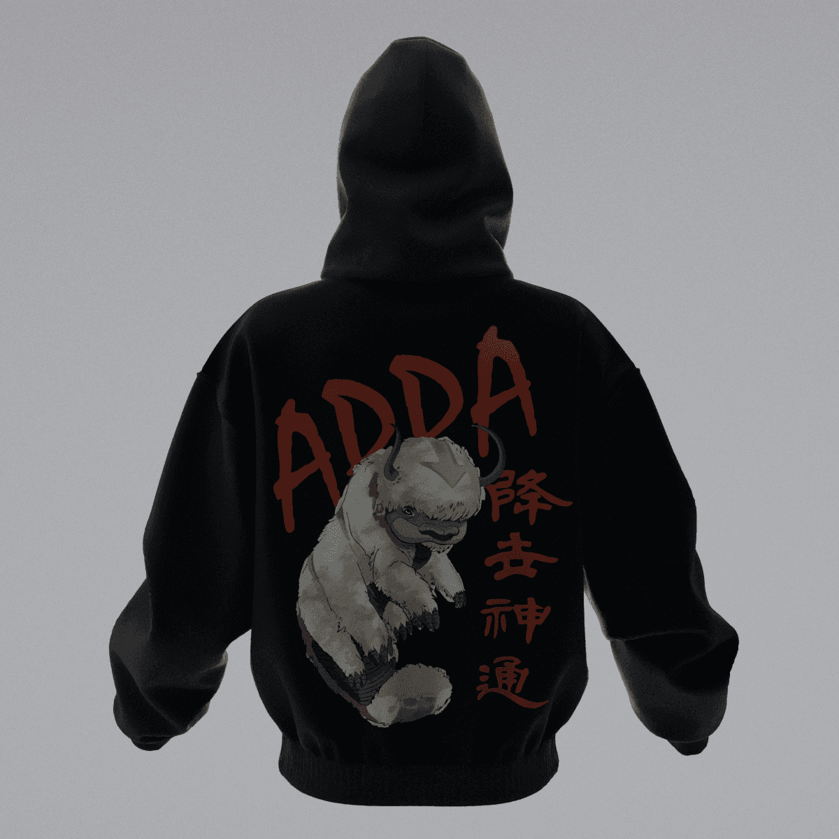 THE LAST AIRBENDER APPA Unisex Hoodie Kapüşonlu Sweatshirt