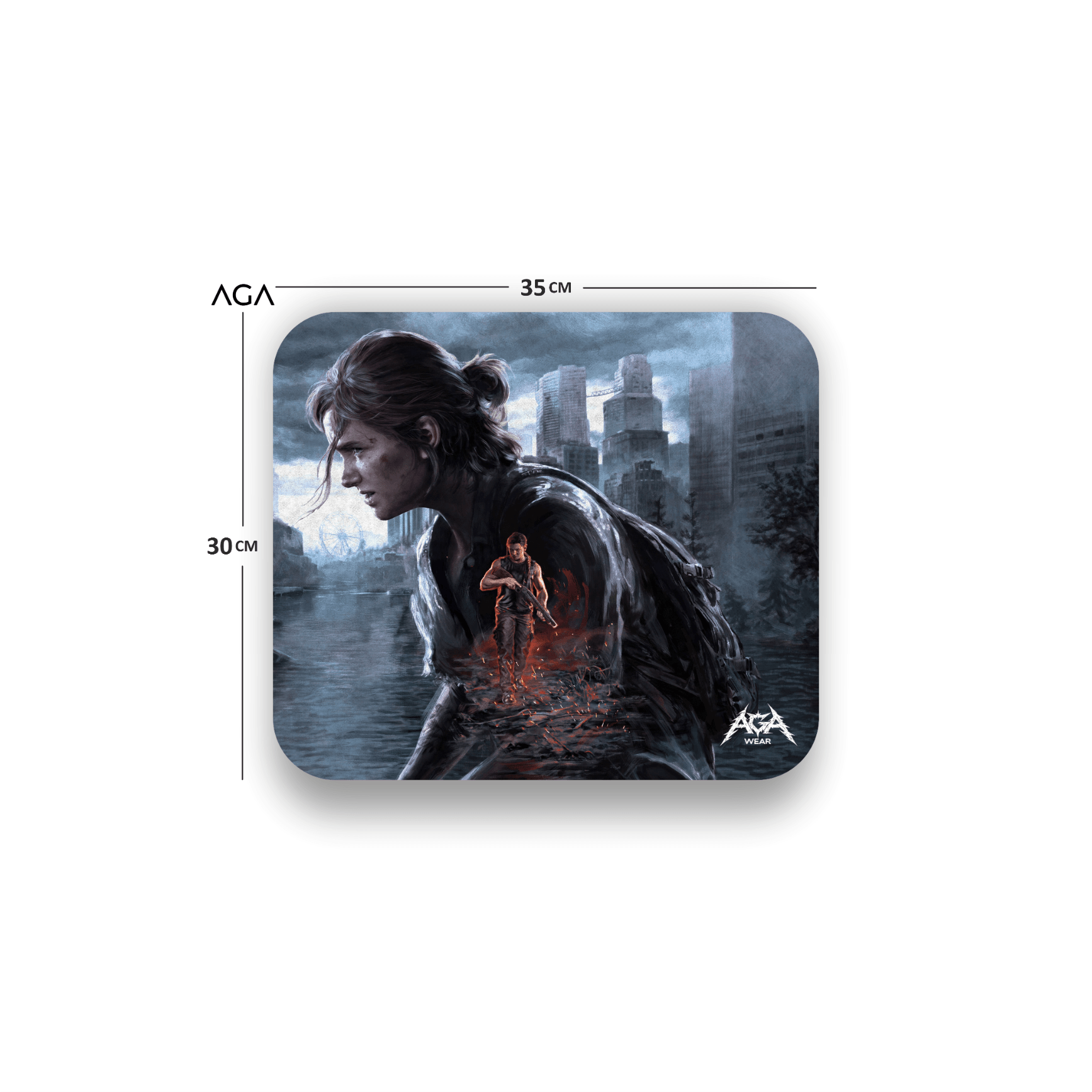 THE LAST OF US ELLIE AND ABBY MOUSE PAD