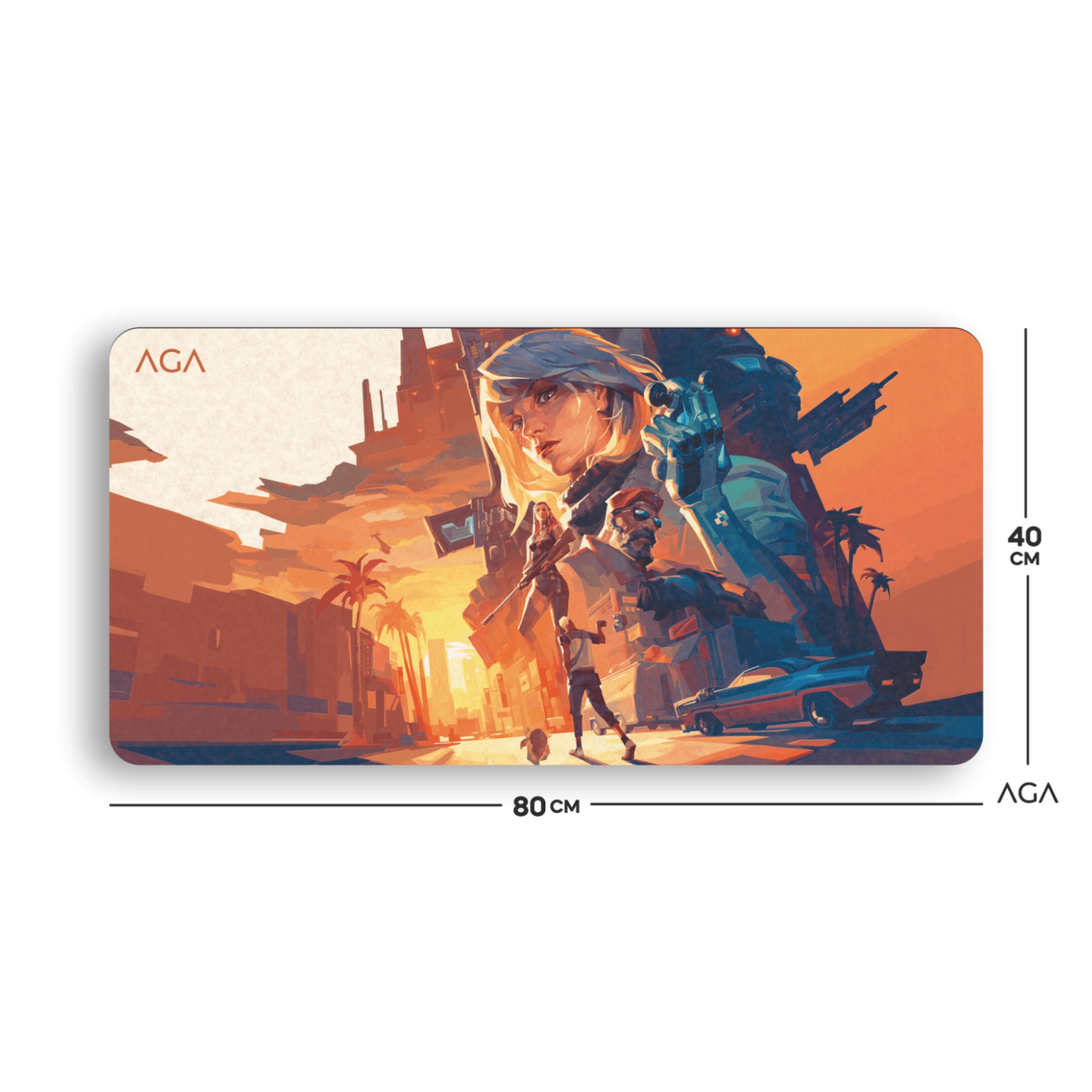 VALORANT YELLOW MOUSE PAD