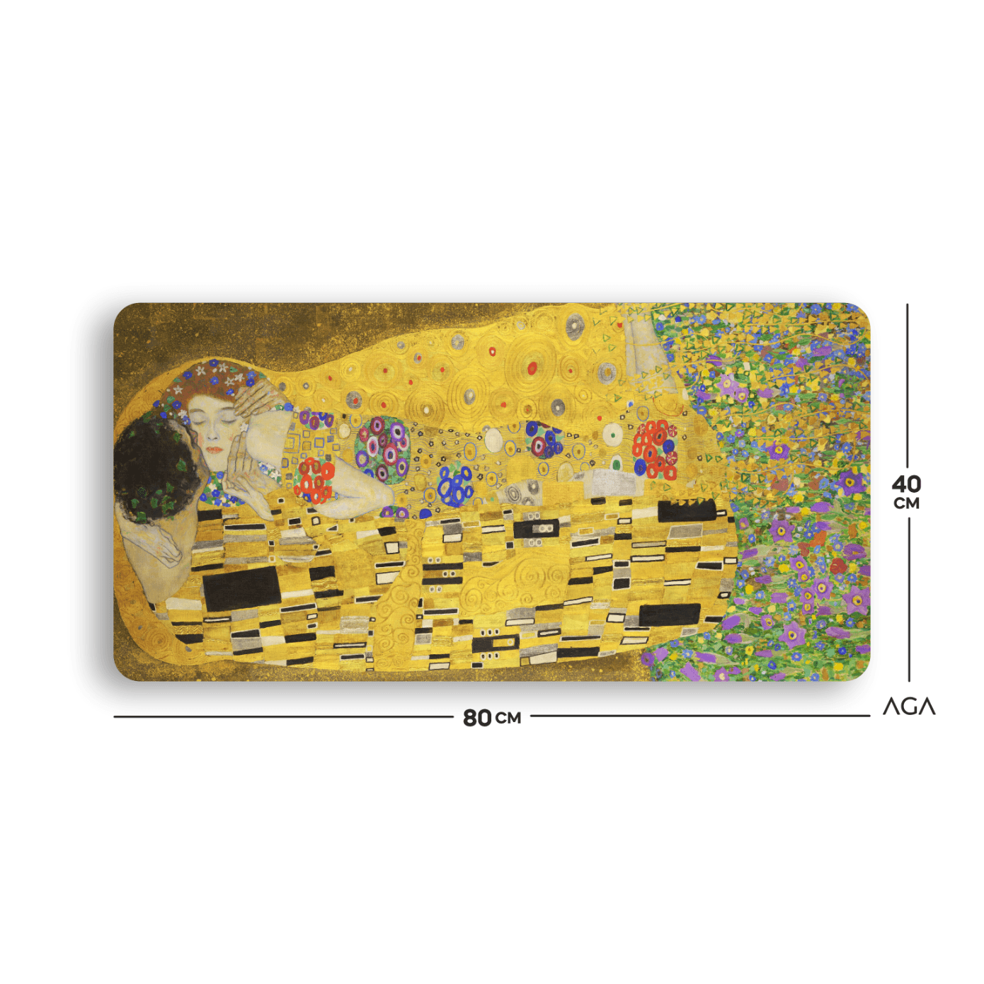 GUSTAV KLIMBT KISS MOUSE PAD