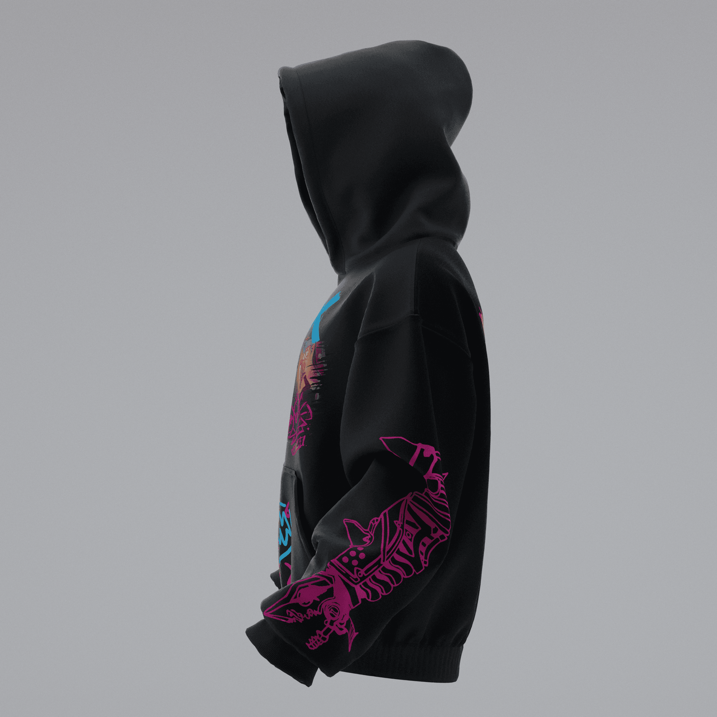 LEAGUE OF LEGENDS JINX BOOM Oversize Unisex Hoodie