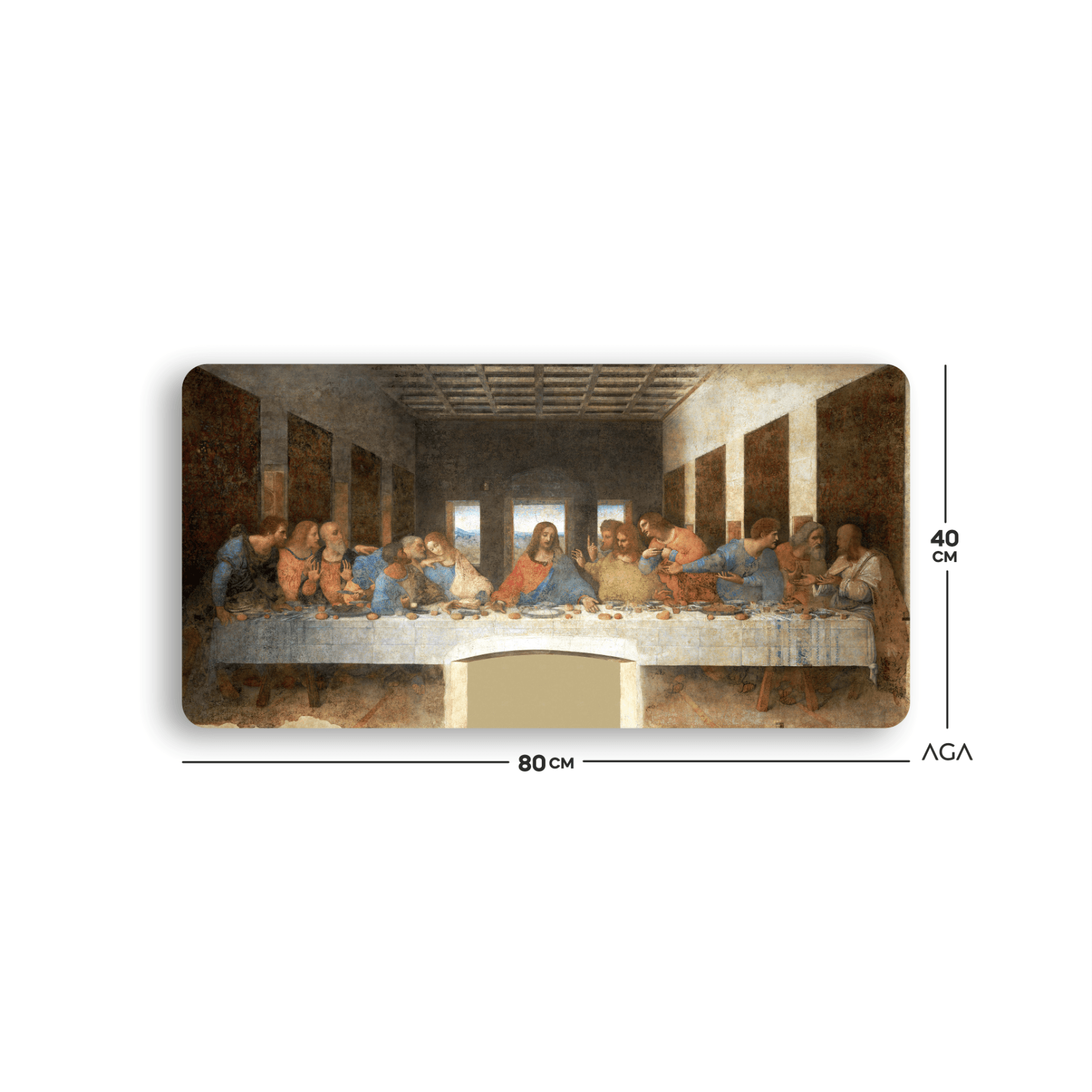 LEONARDO DA VINCI THE LAST SUPPER MOUSE PAD