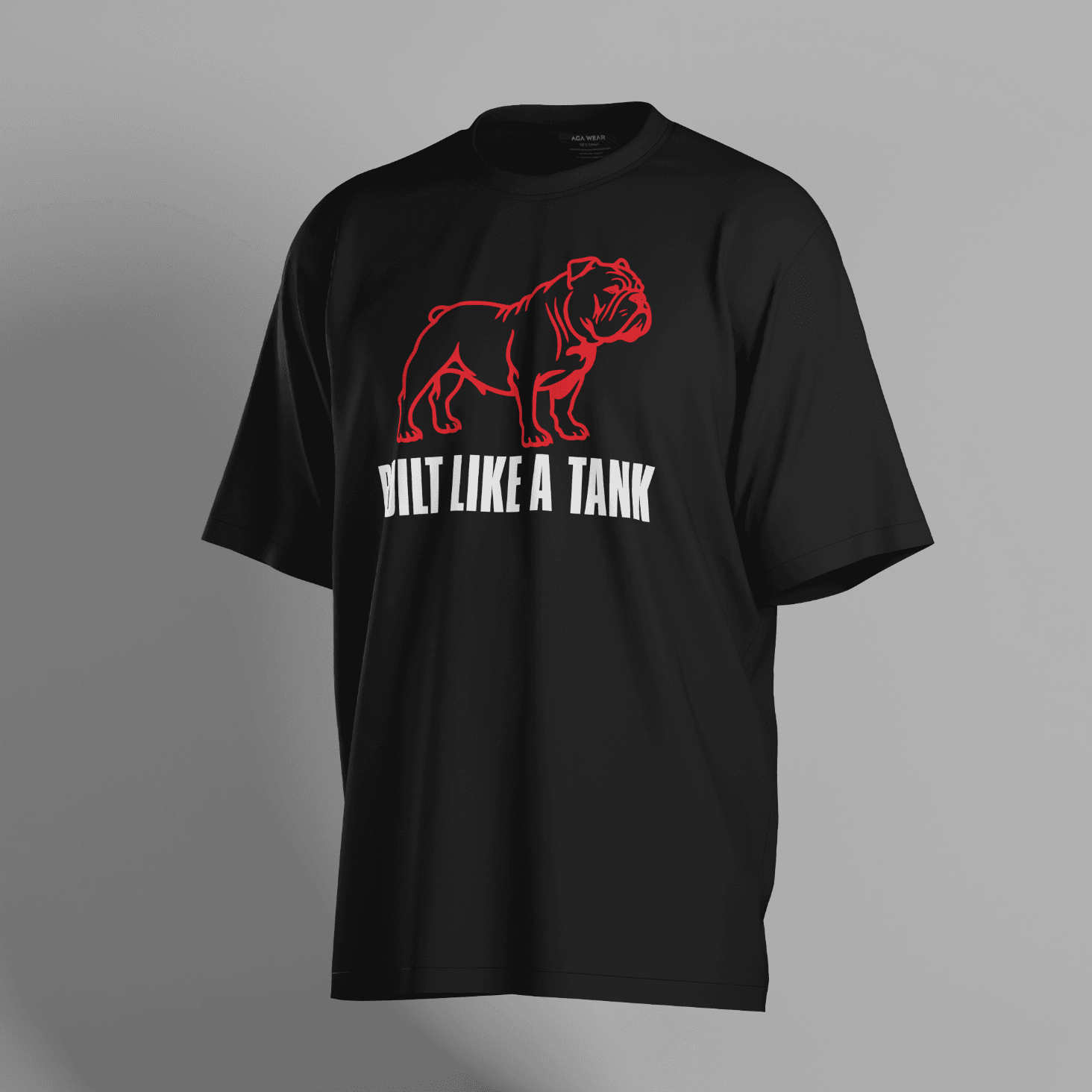 Bulldog Built Like a Tank Unisex T-Shirt