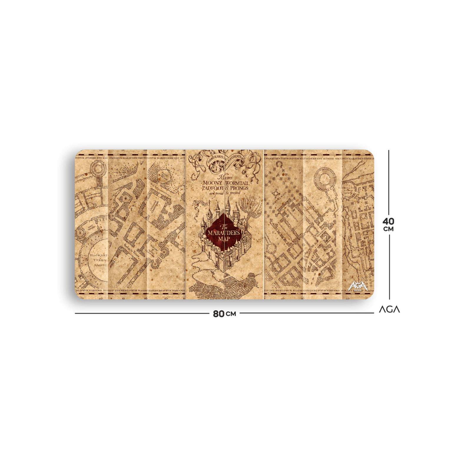 HARRY POTTER MARAUDERS MAP MOUSE PAD