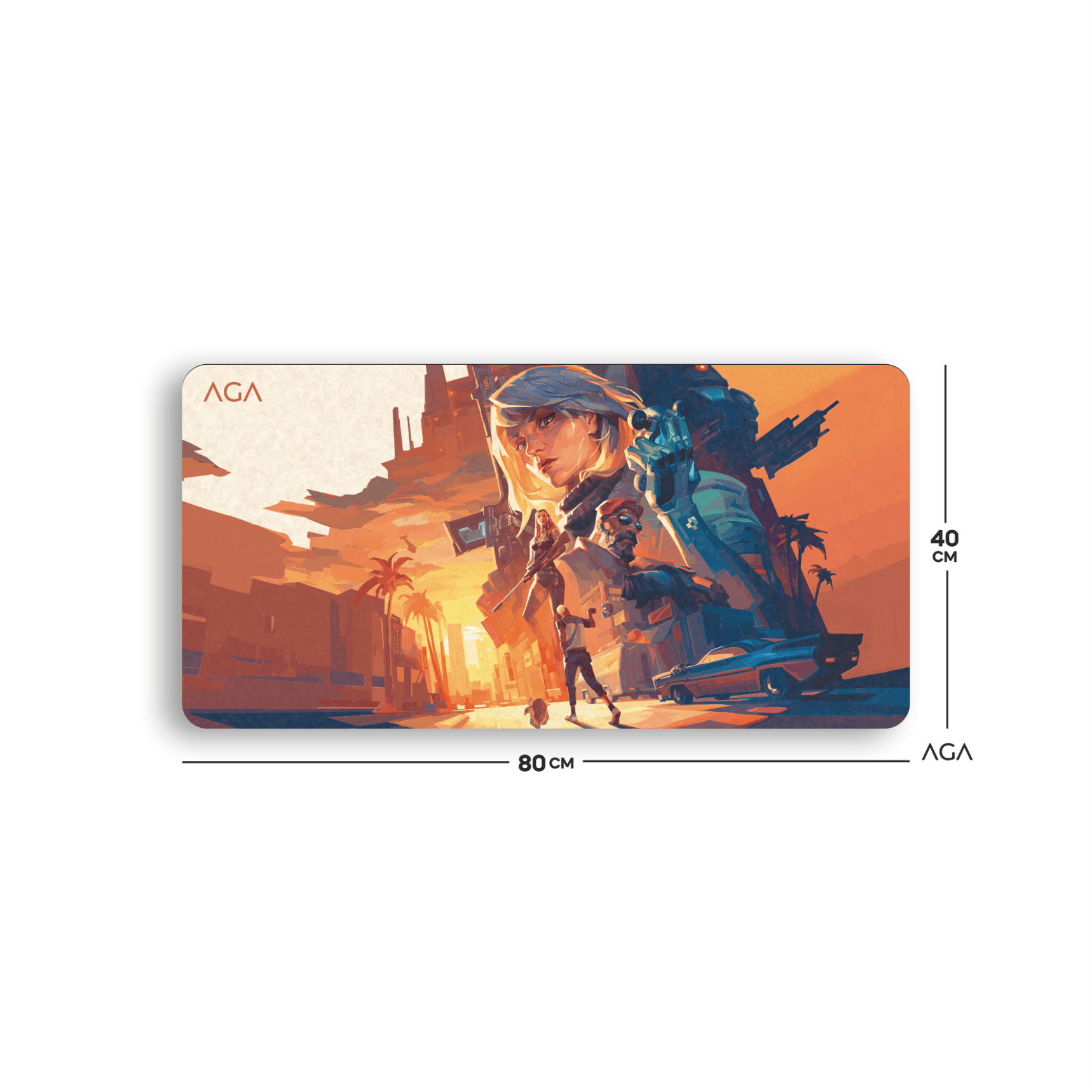 VALORANT YELLOW MOUSE PAD