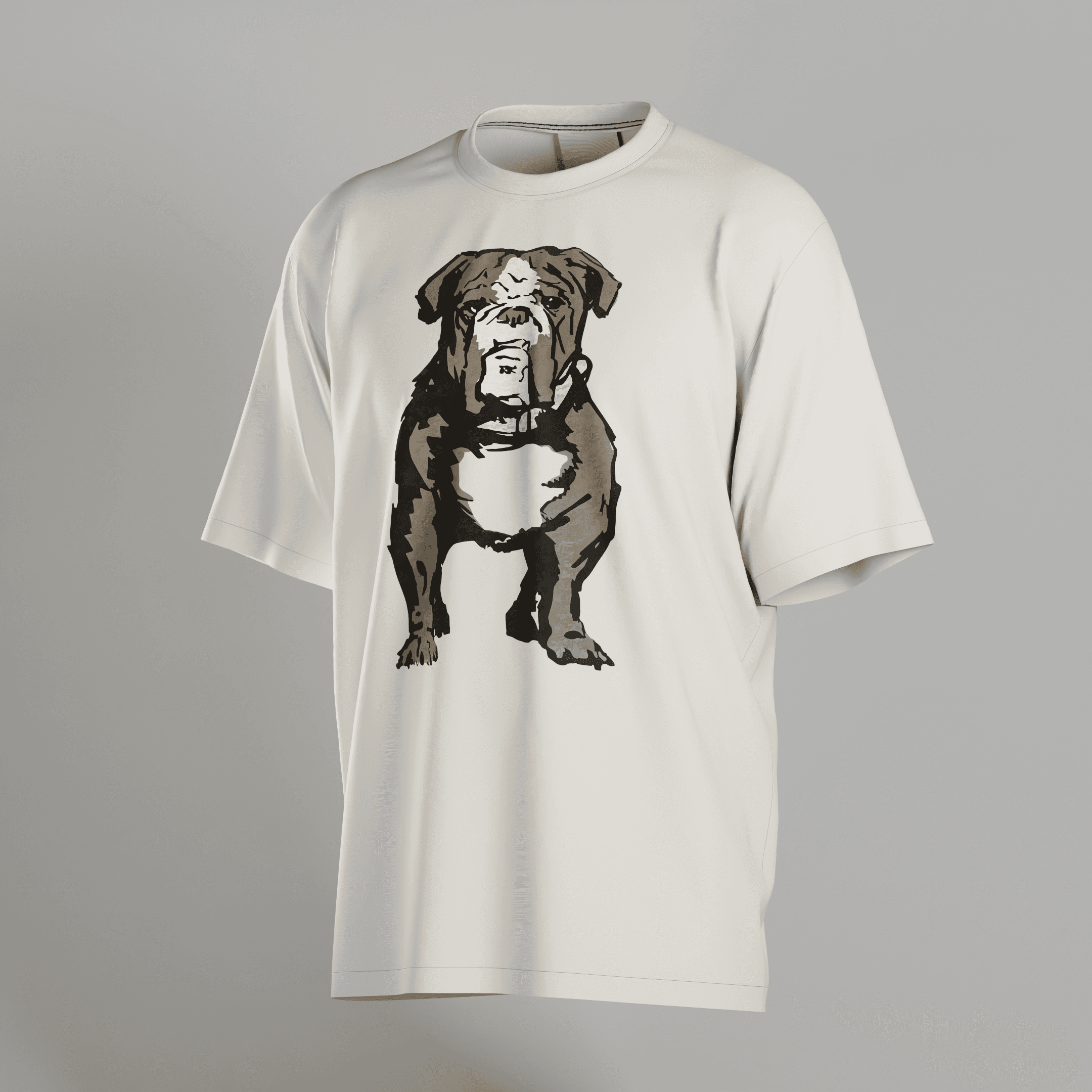 Bulldog Artwork Unisex T-Shirt