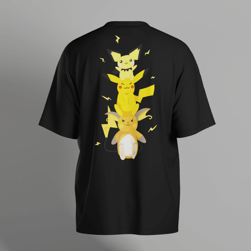 Pokemon Evolotion Pikachu Unisex T-Shirt