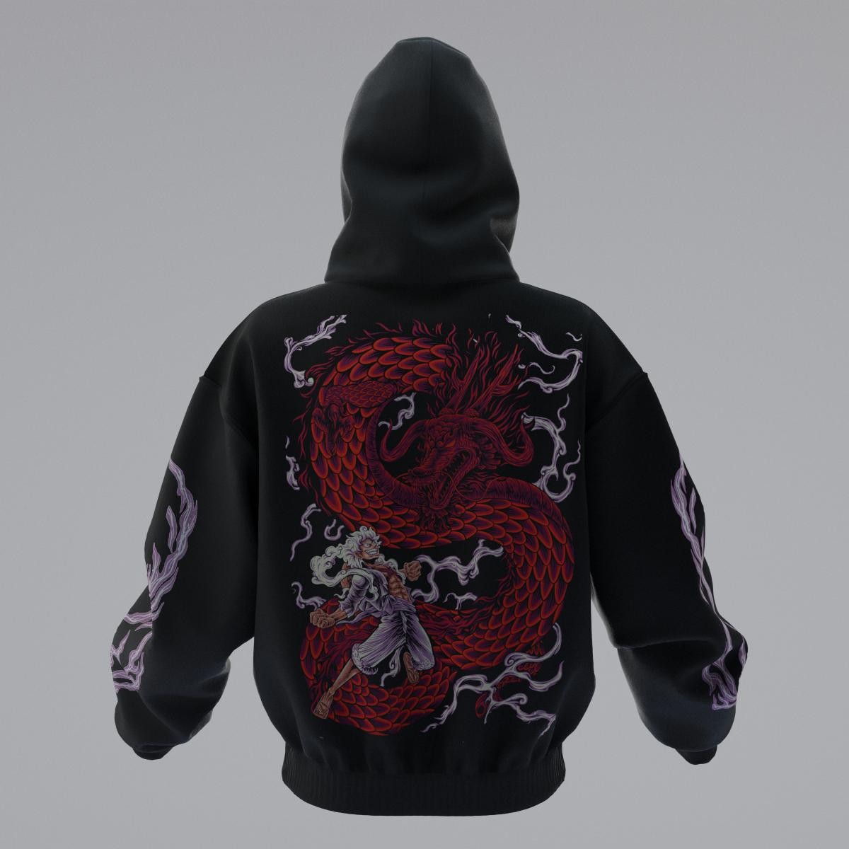 ONE PIECE LUFFY VS KAIDO Oversize Unisex Hoodie