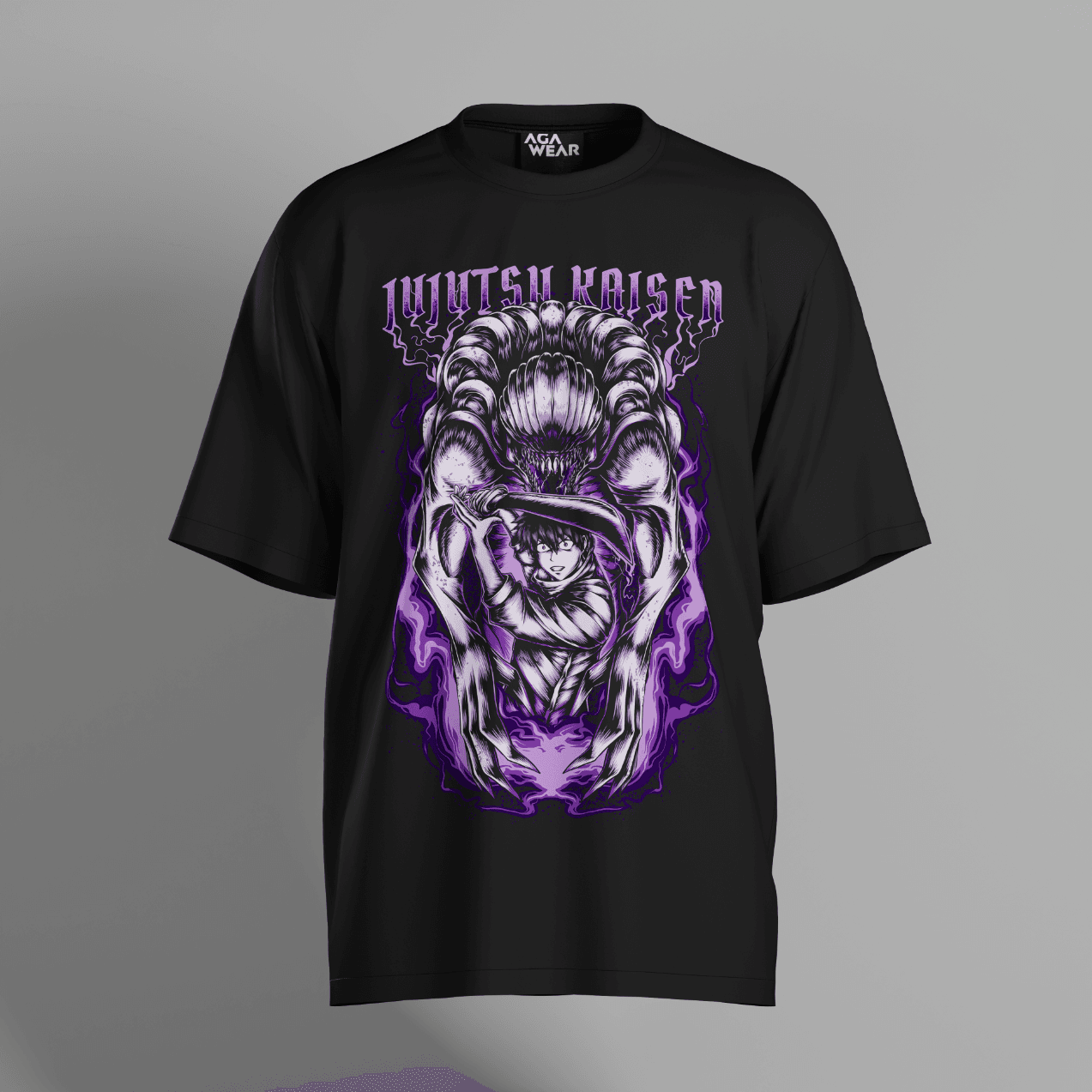 JUJUTSU KAISEN TOJI FUSHIGURO PURPLE Oversize Unisex T-Shirt