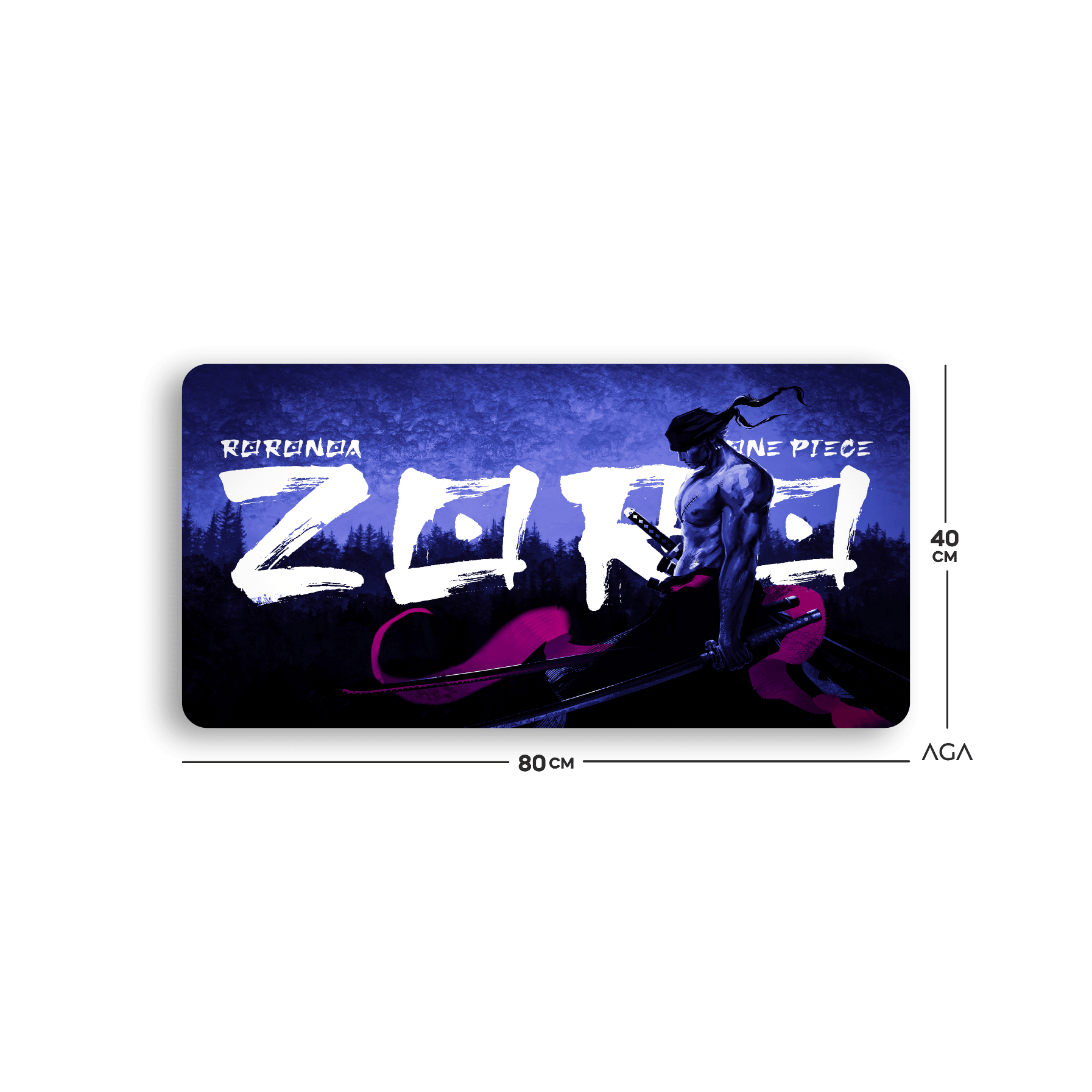 One Piece Roronoa Zoro Mouse Pad