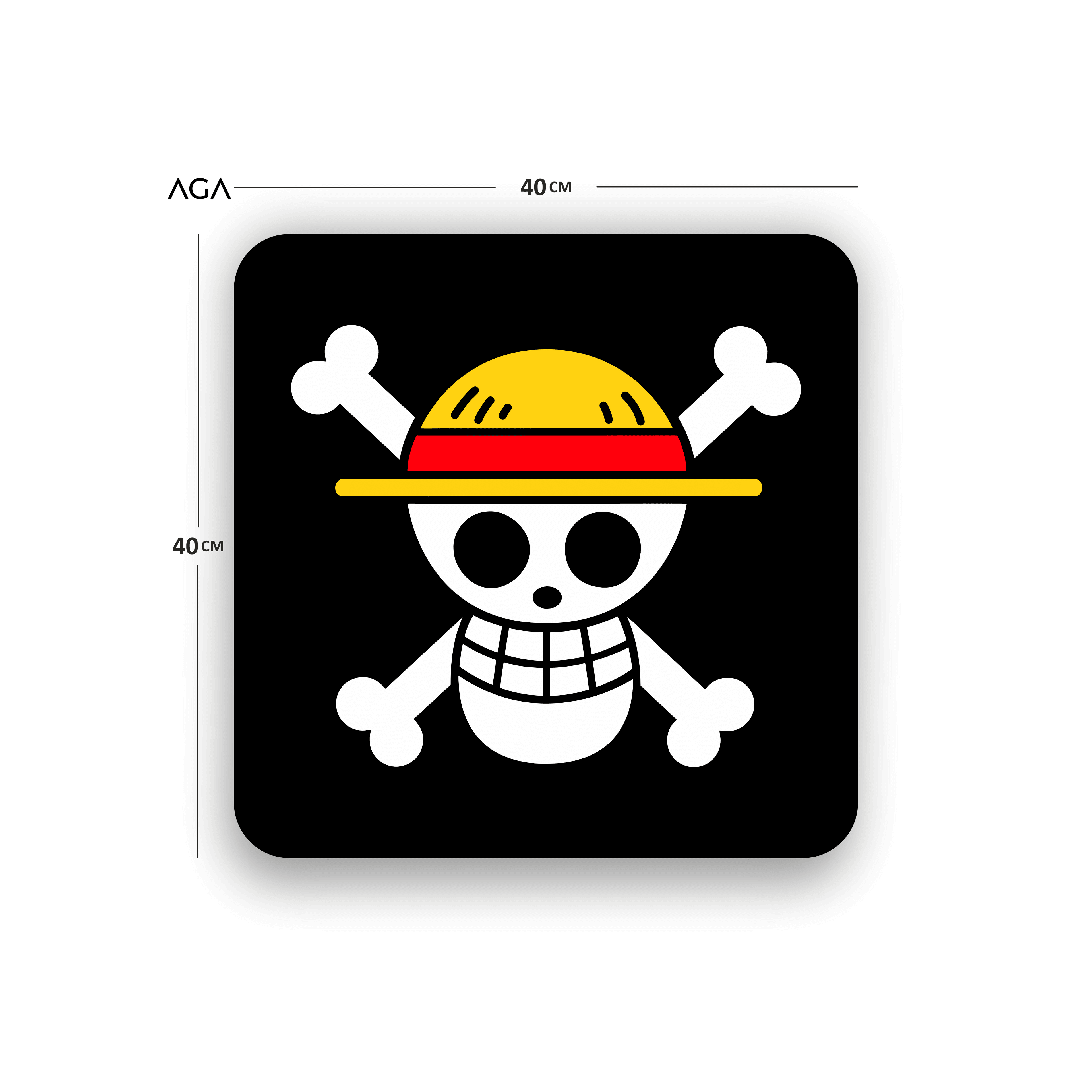 One Piece Skull Flag Mouse Pad
