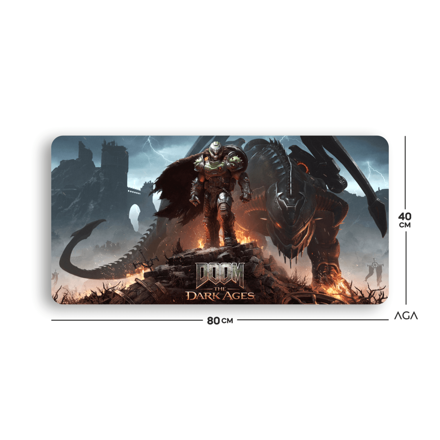 Doom Daark Ages Mouse Pad
