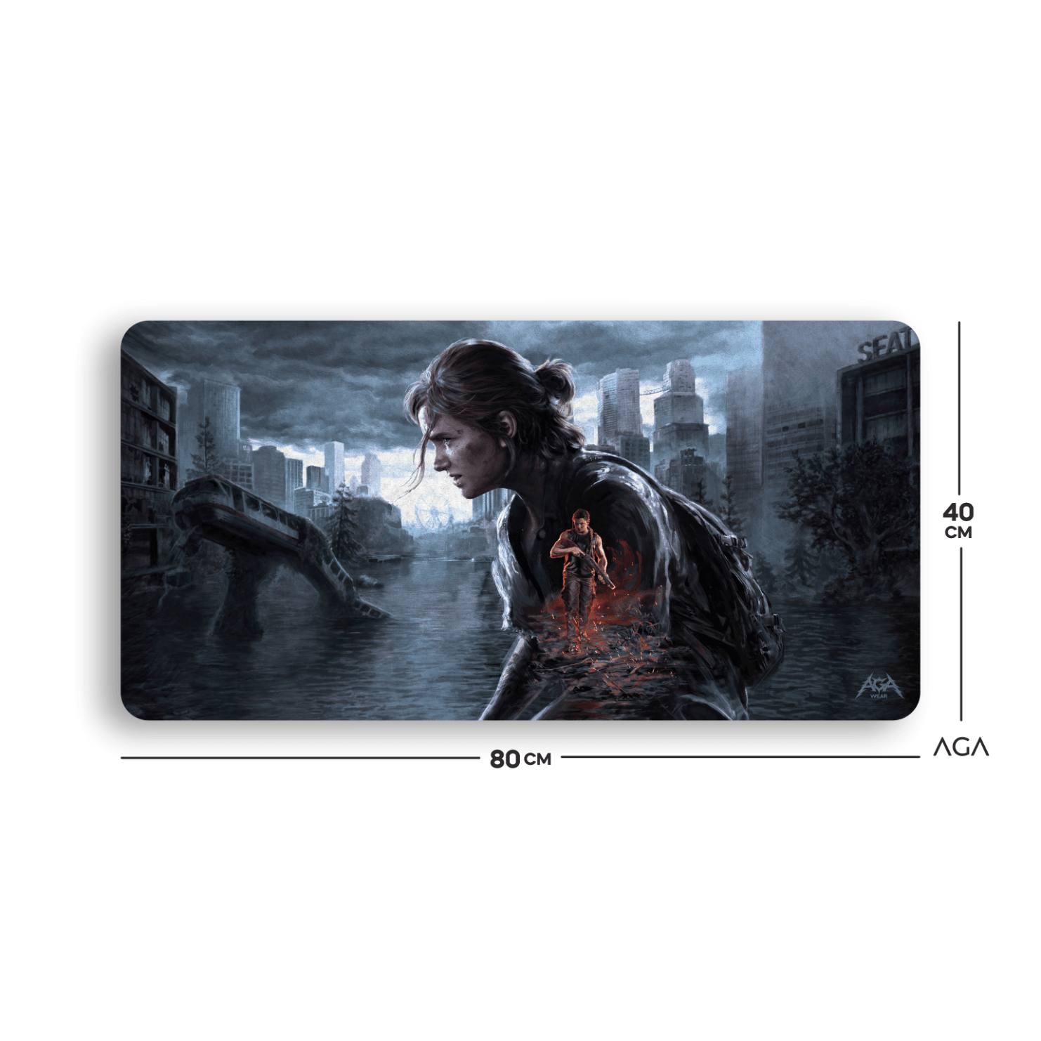 THE LAST OF US ELLIE AND ABBY MOUSE PAD