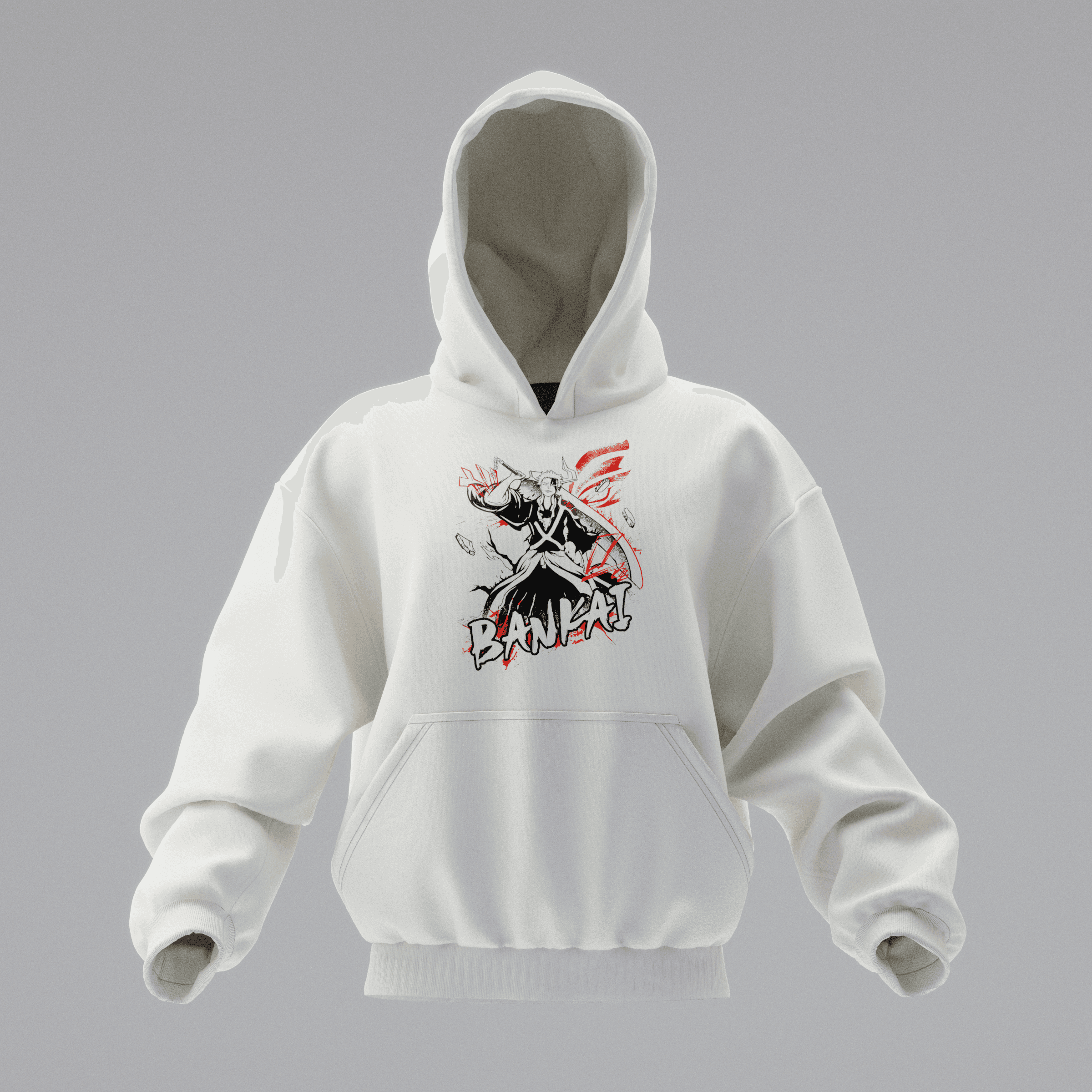 BLEACH ICHIGO KUROSAKI BANKAI Oversize Unisex Hoodie