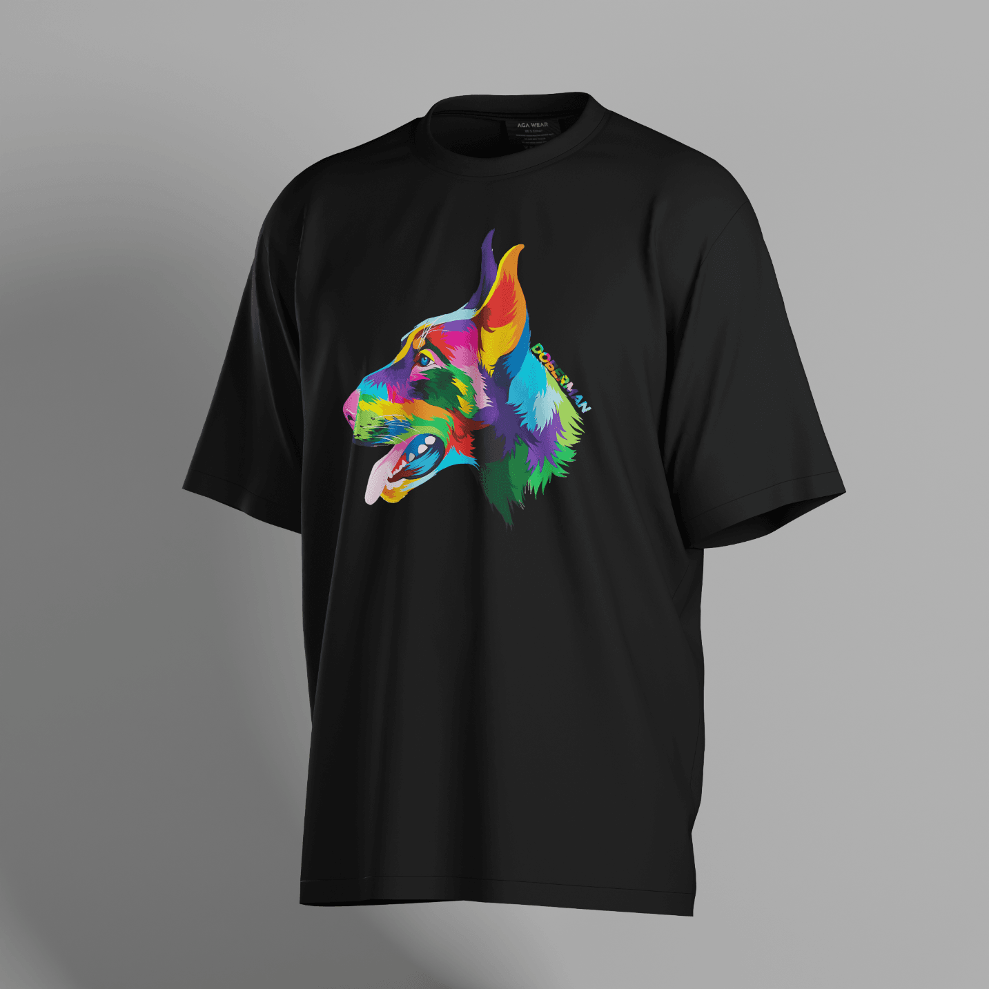 Colorful Doberman Unisex T-Shirt