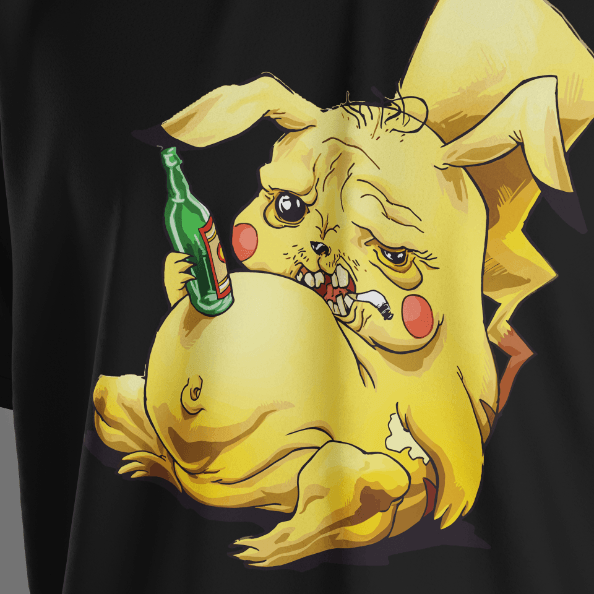 Pokemon Depressive Pikachu Unisex T-Shirt