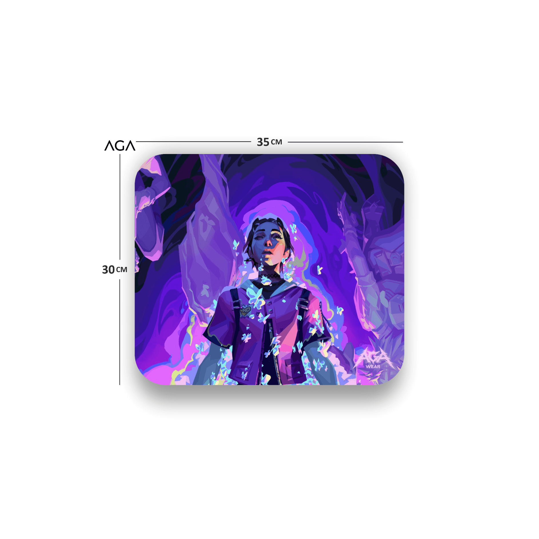 Valorant Clove Butterfly Mouse Pad