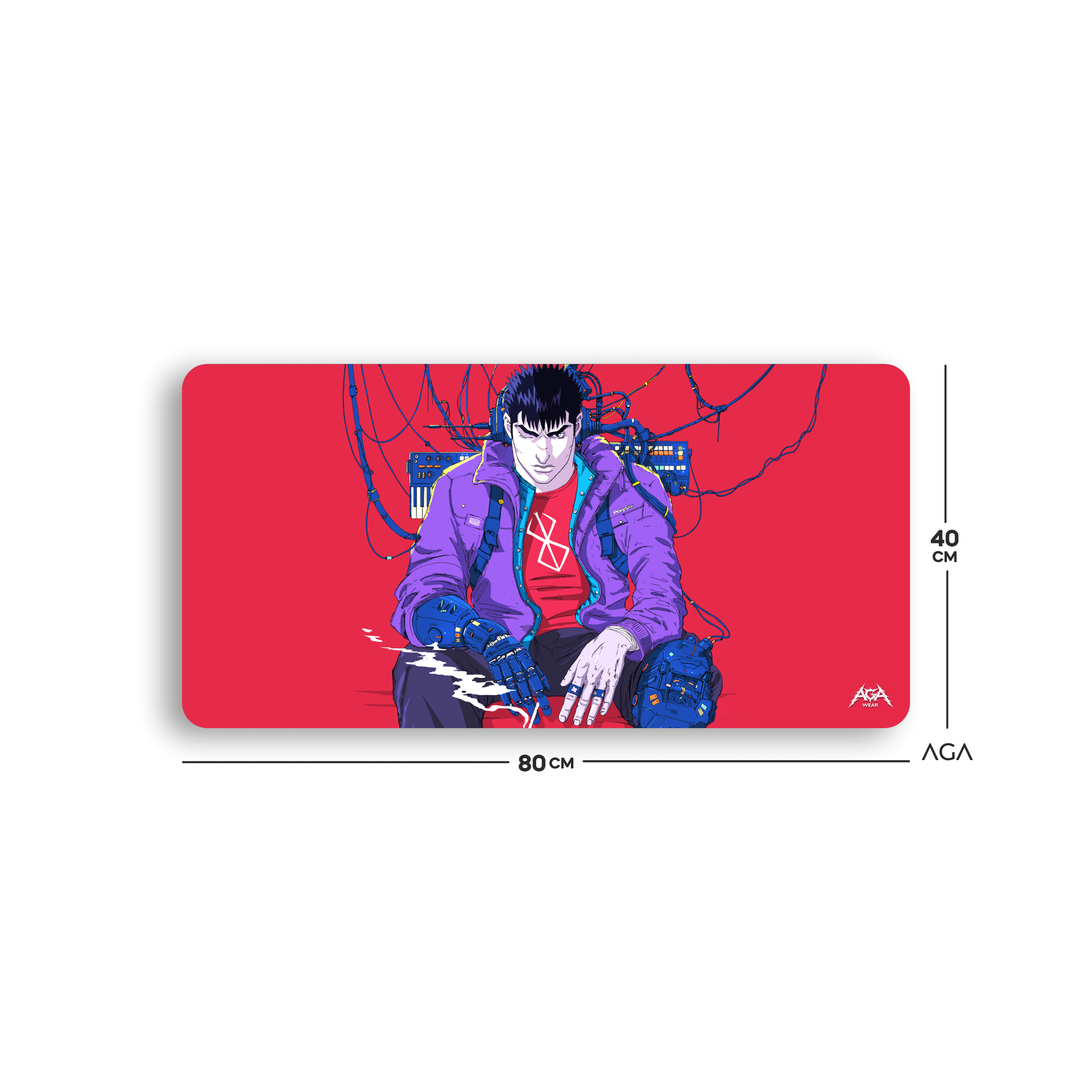 BERSERK CYBERPUNK GUTS MOUSE PAD