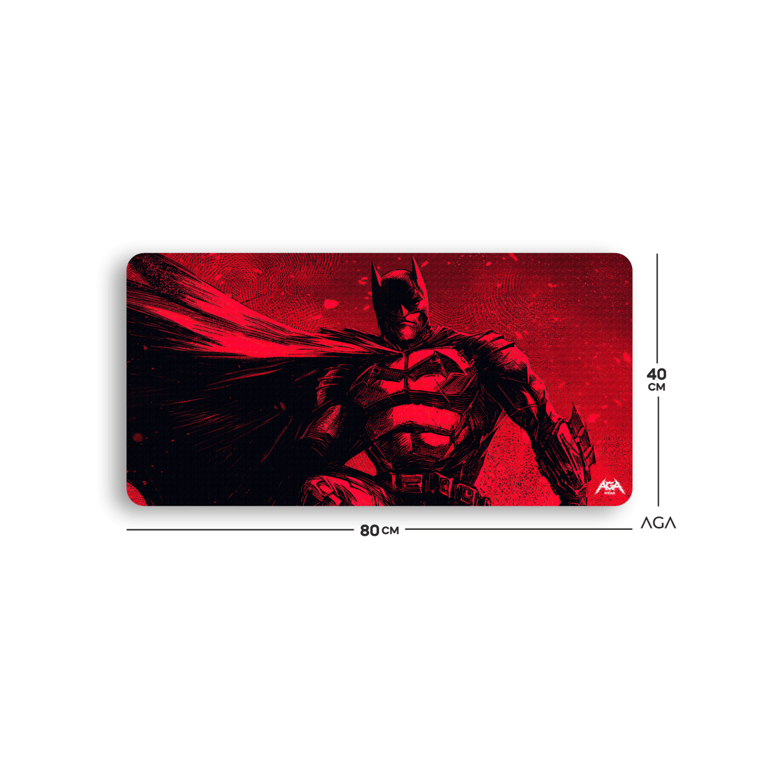 Batman Red Mouse Pad