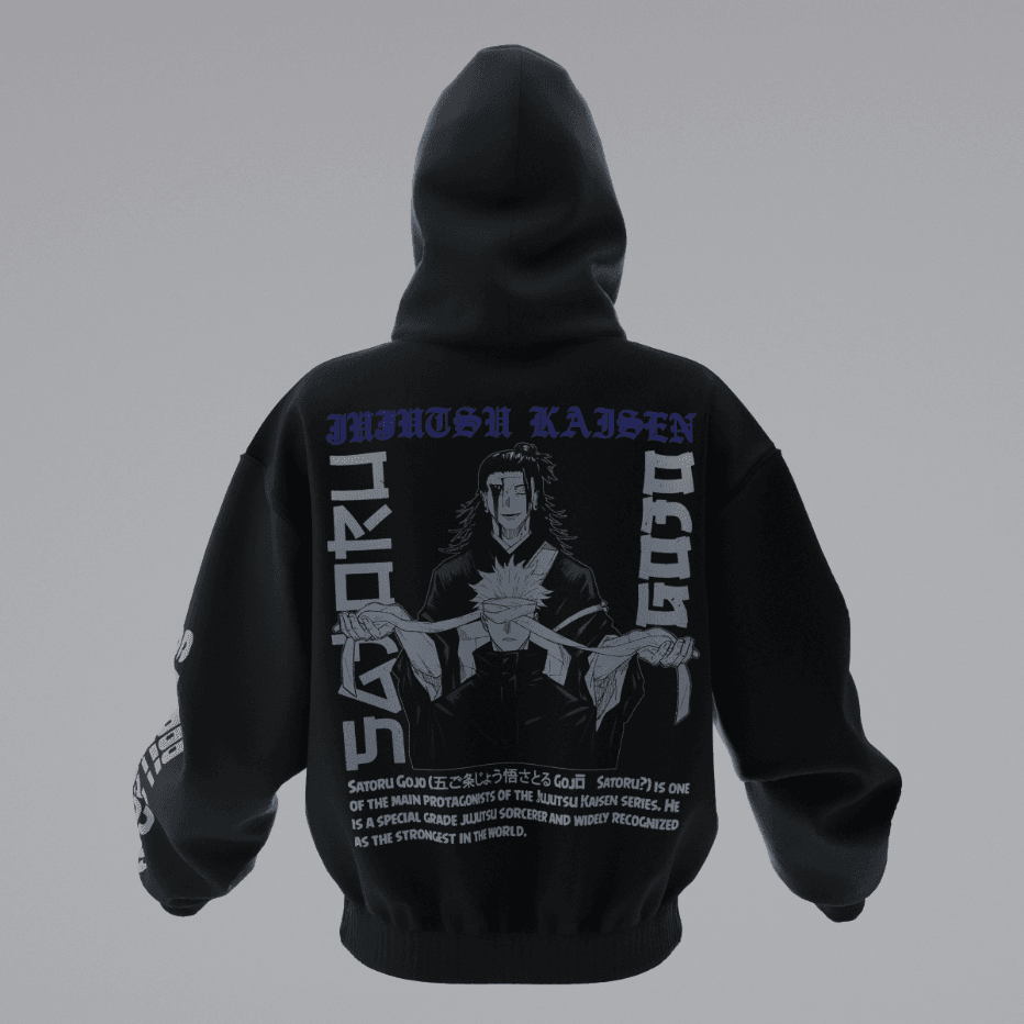 JUJUTSU KAISEN SATORU GOJO SORCERER Oversize Unisex Hoodie
