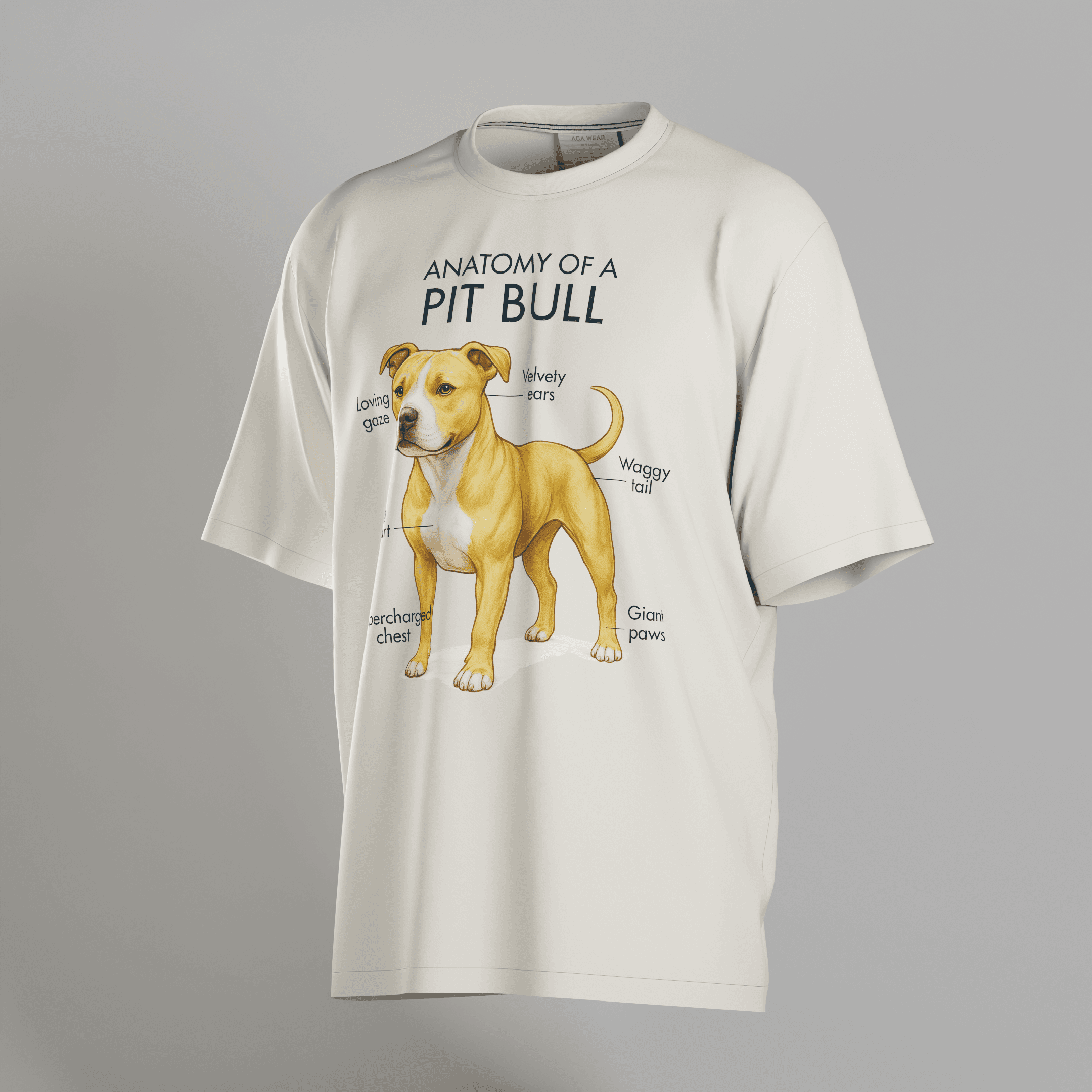 Anatomy of a Pıt Bull Unisex T-Shirt