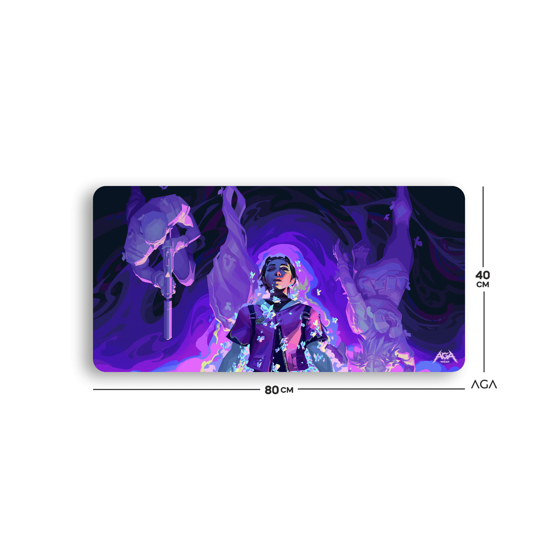 Valorant Clove Butterfly Mouse Pad