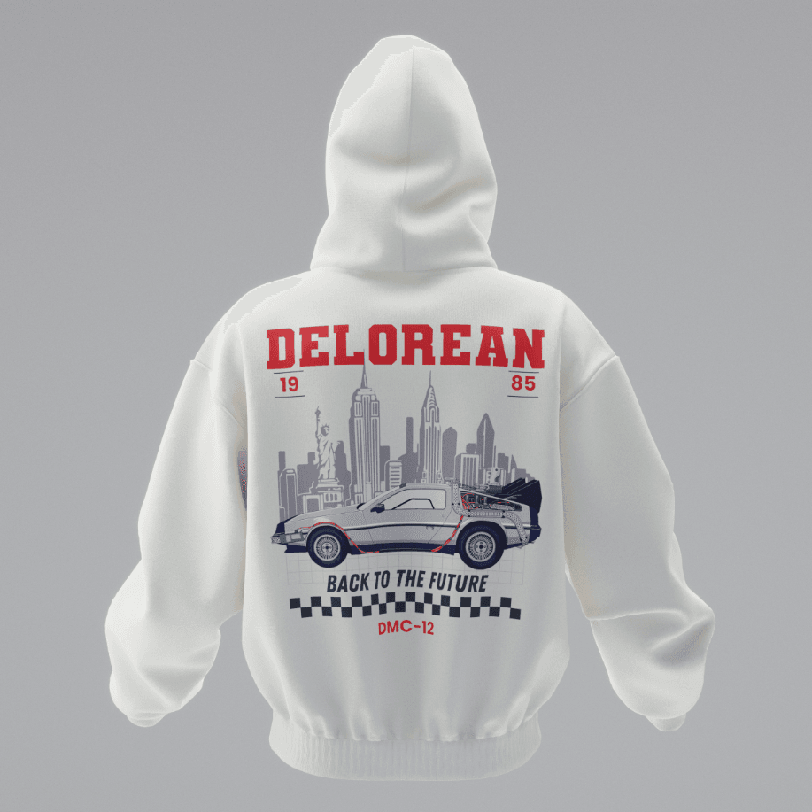 DELOREAN THE BACK TO THE FUTURE Unisex Hoodie