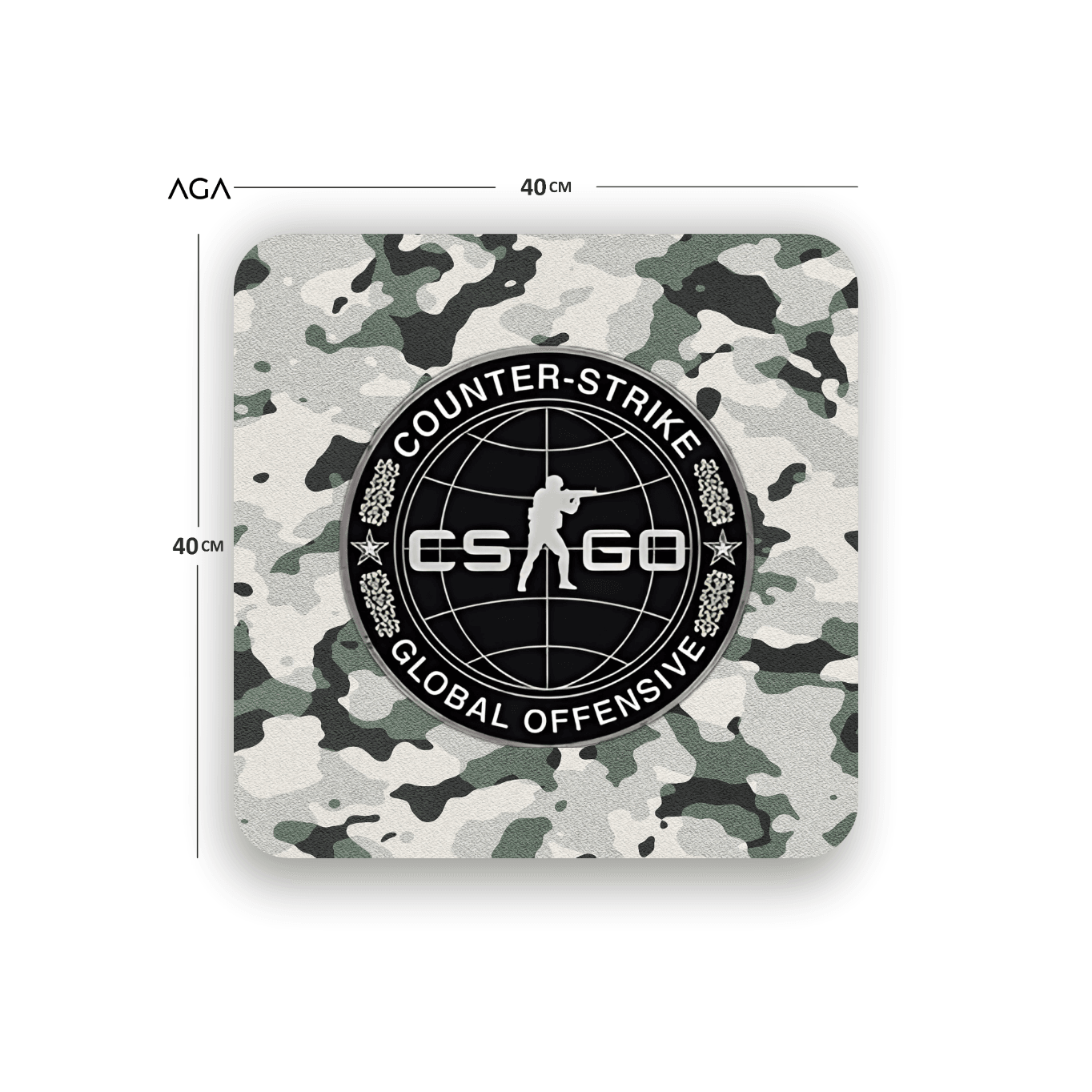 Counter Strike Global Offensive CSGO CAMO V2 Mouse Pad