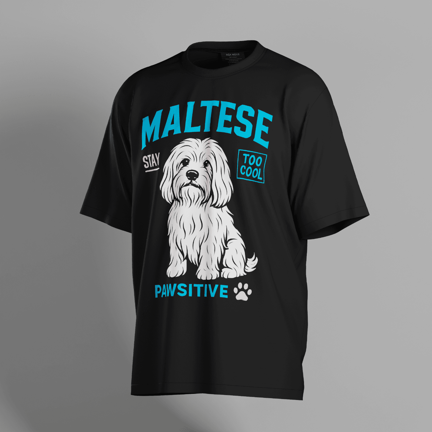 Maltese Pawsitive Unisex T-Shirt