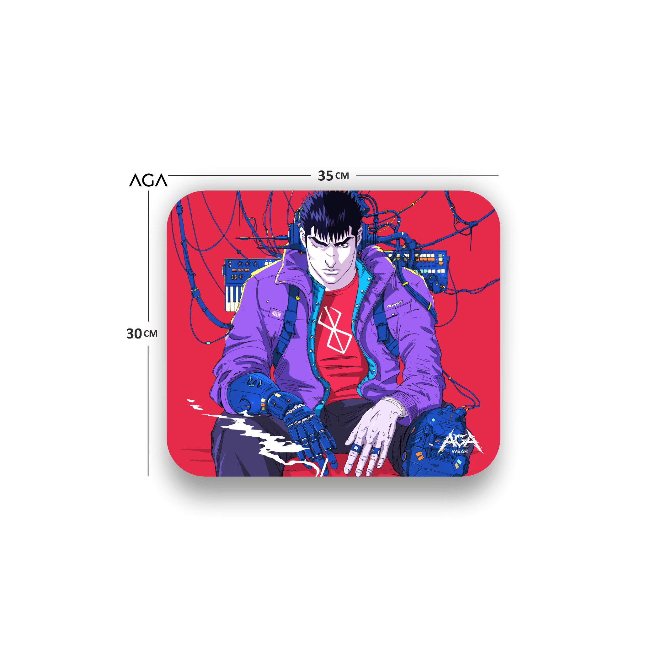 BERSERK CYBERPUNK GUTS MOUSE PAD