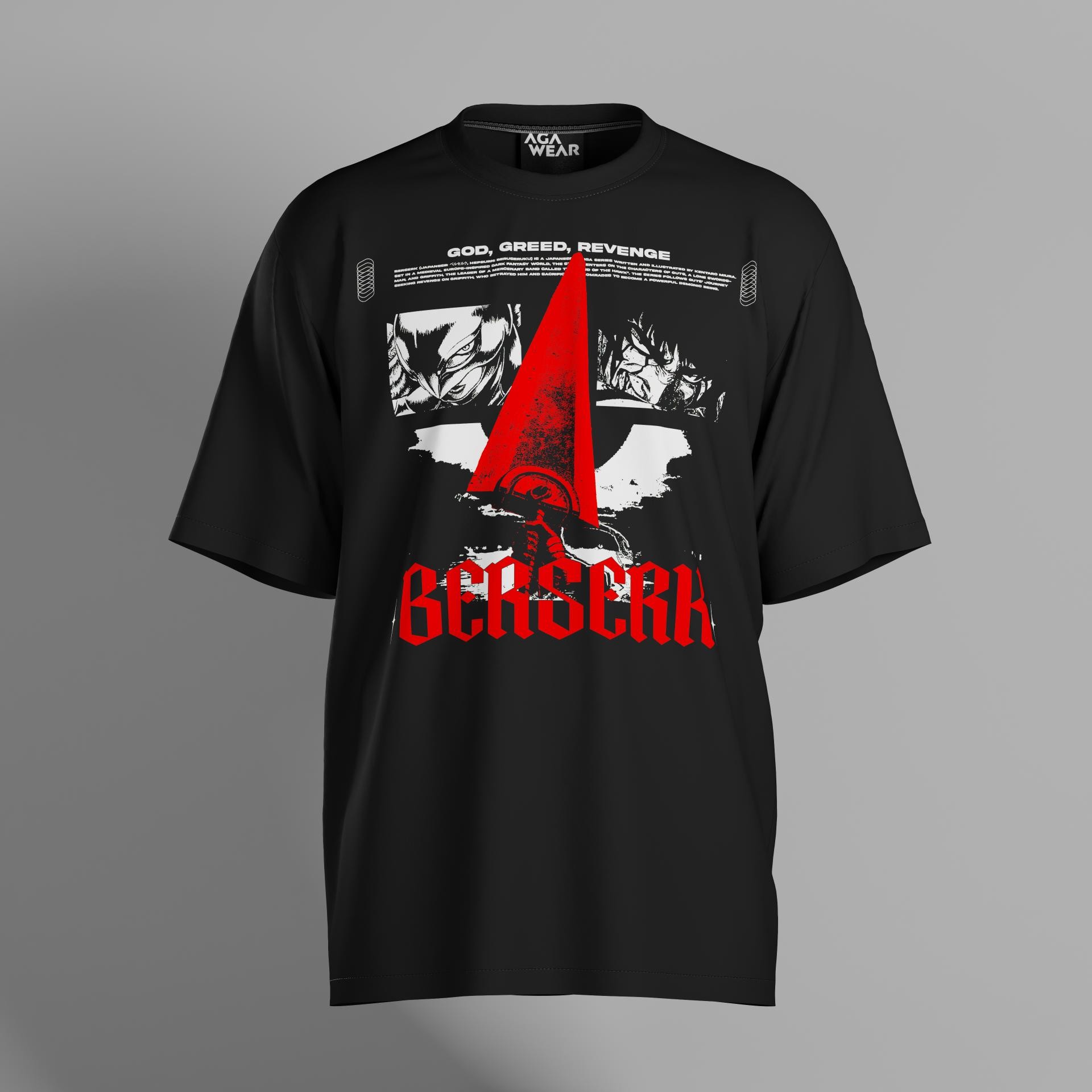 BERSERK GOD GREED REVENGE Unisex T-Shirt