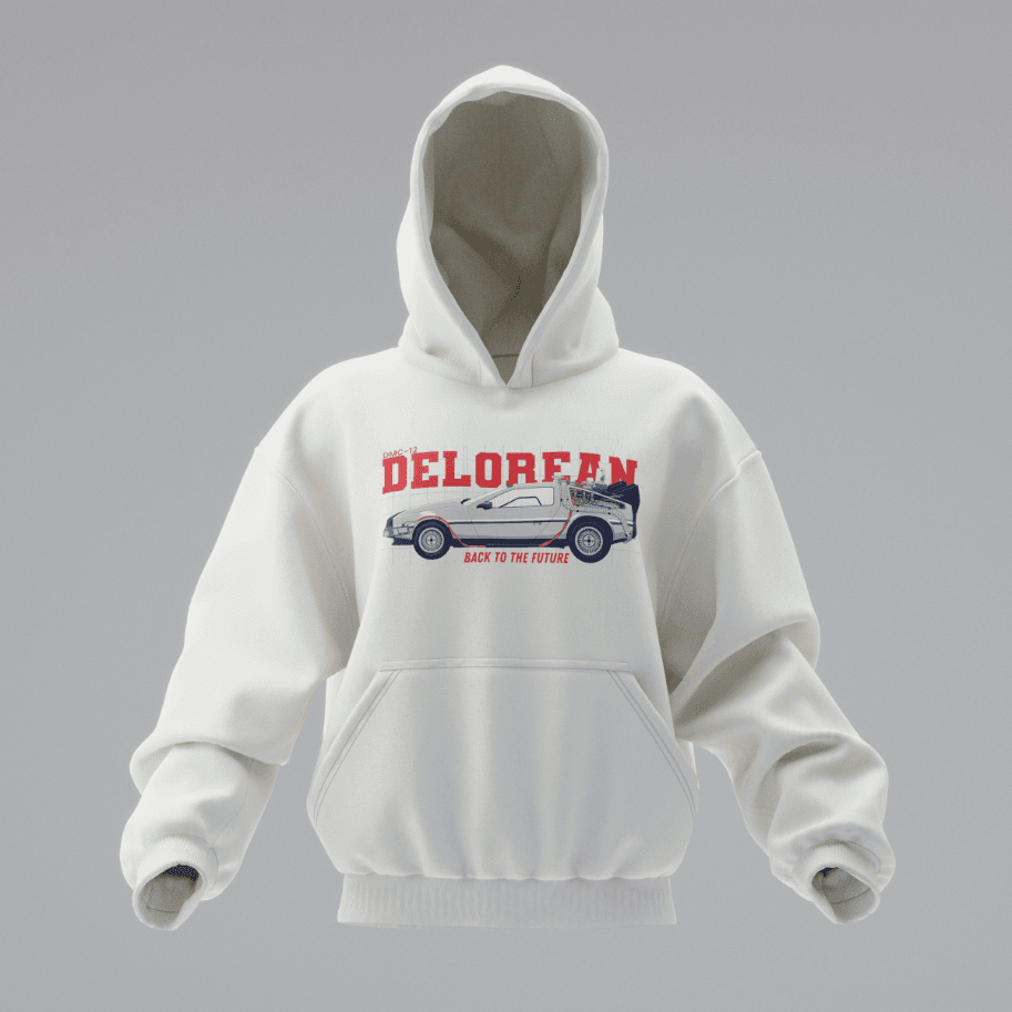 DELOREAN THE BACK TO THE FUTURE Unisex Hoodie