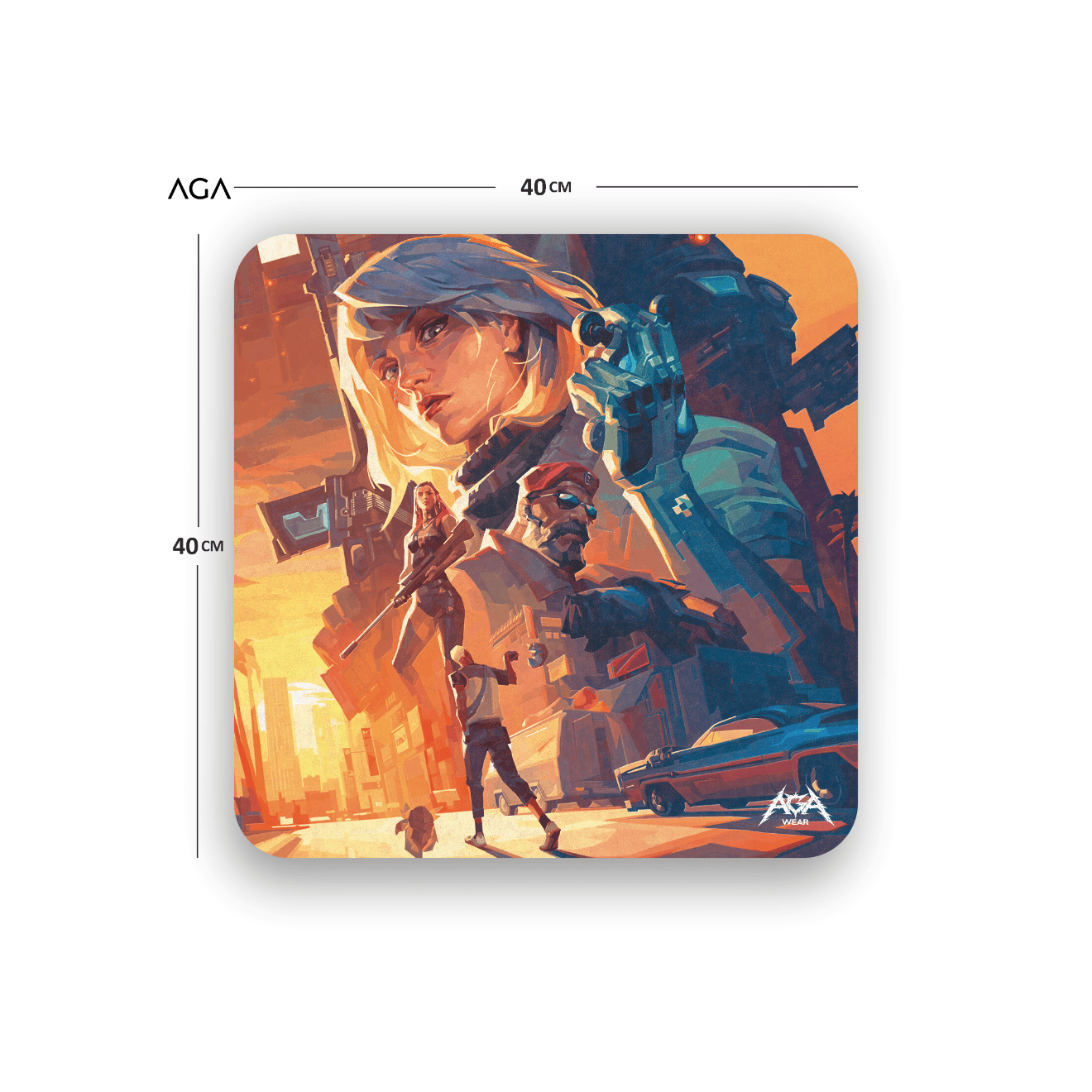 VALORANT YELLOW MOUSE PAD