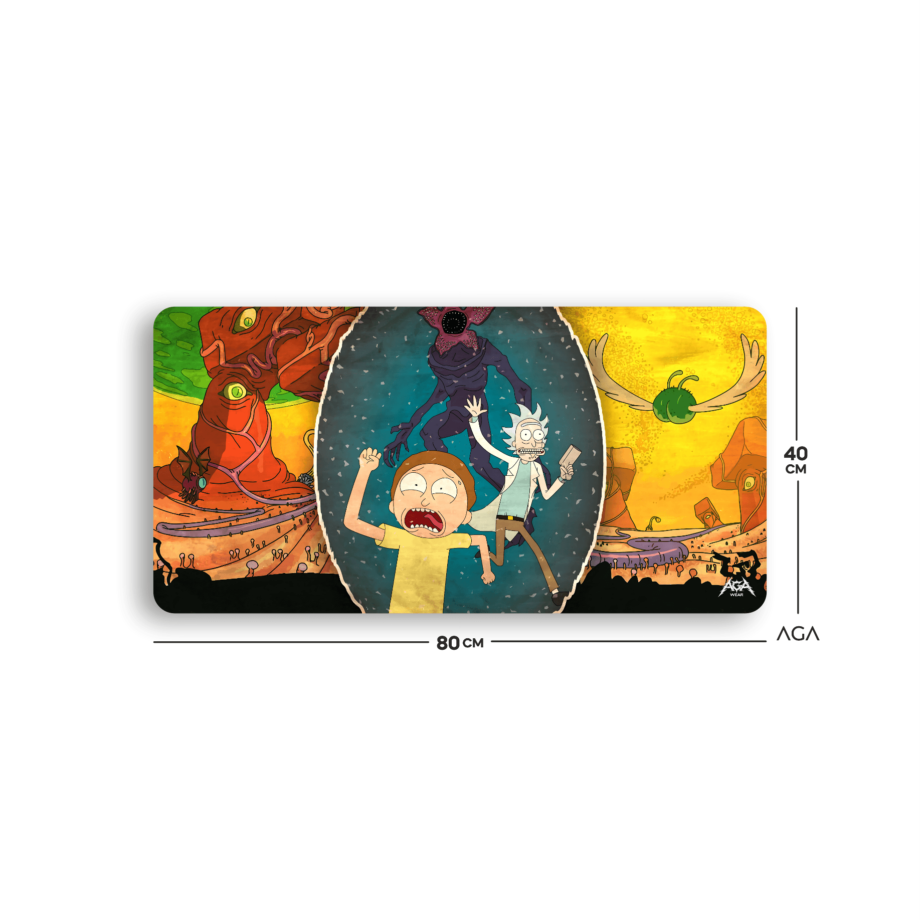 RICK AND MORTY VOID MOUSE PAD
