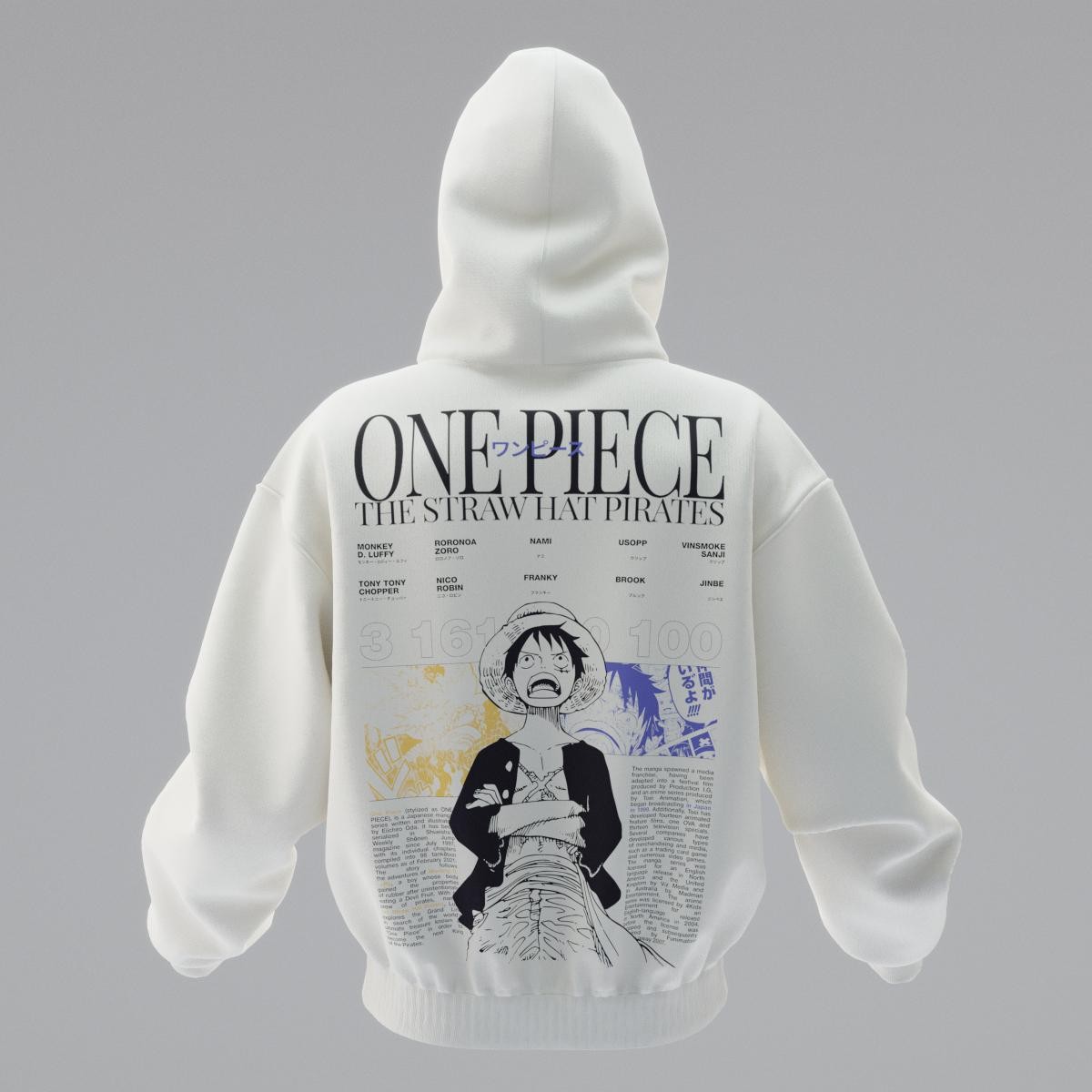ONE PIECE POSTER Oversize Unisex Hoodie