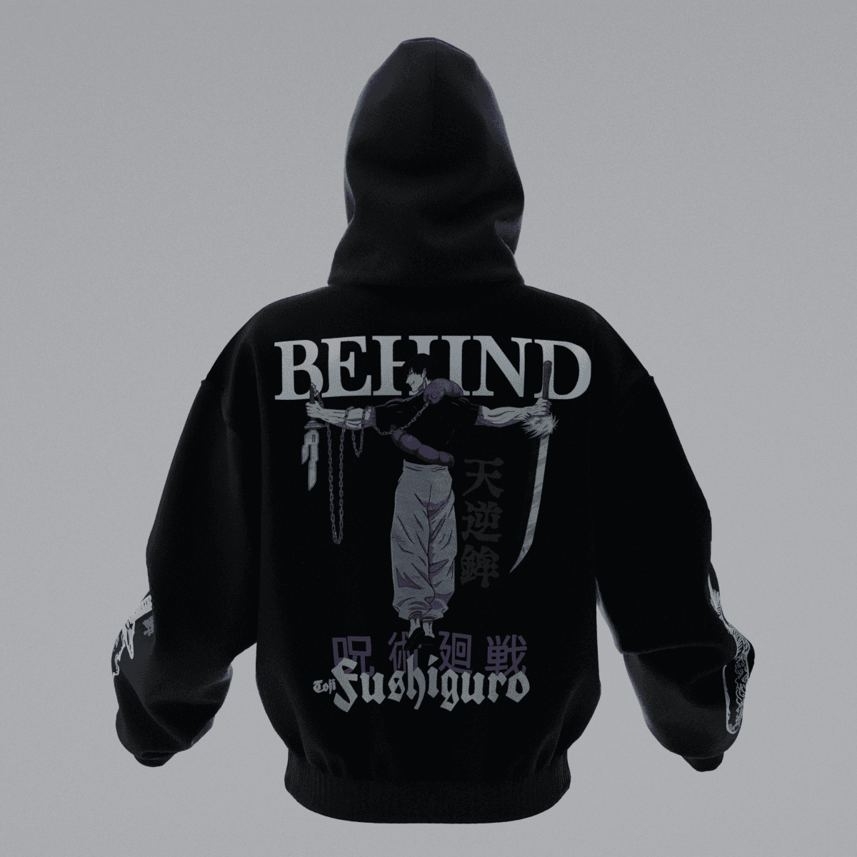 JUJUTSU KAISEN BEHIND TOJI FUSHIGURO Unisex Hoodie 