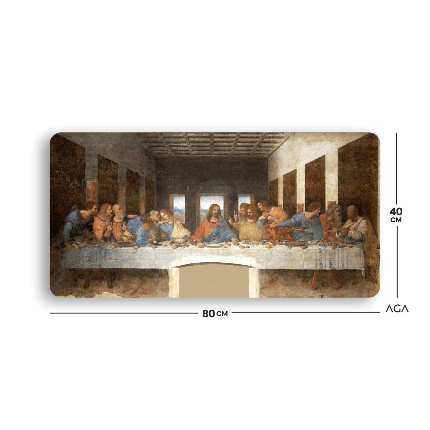 LEONARDO DA VINCI THE LAST SUPPER MOUSE PAD