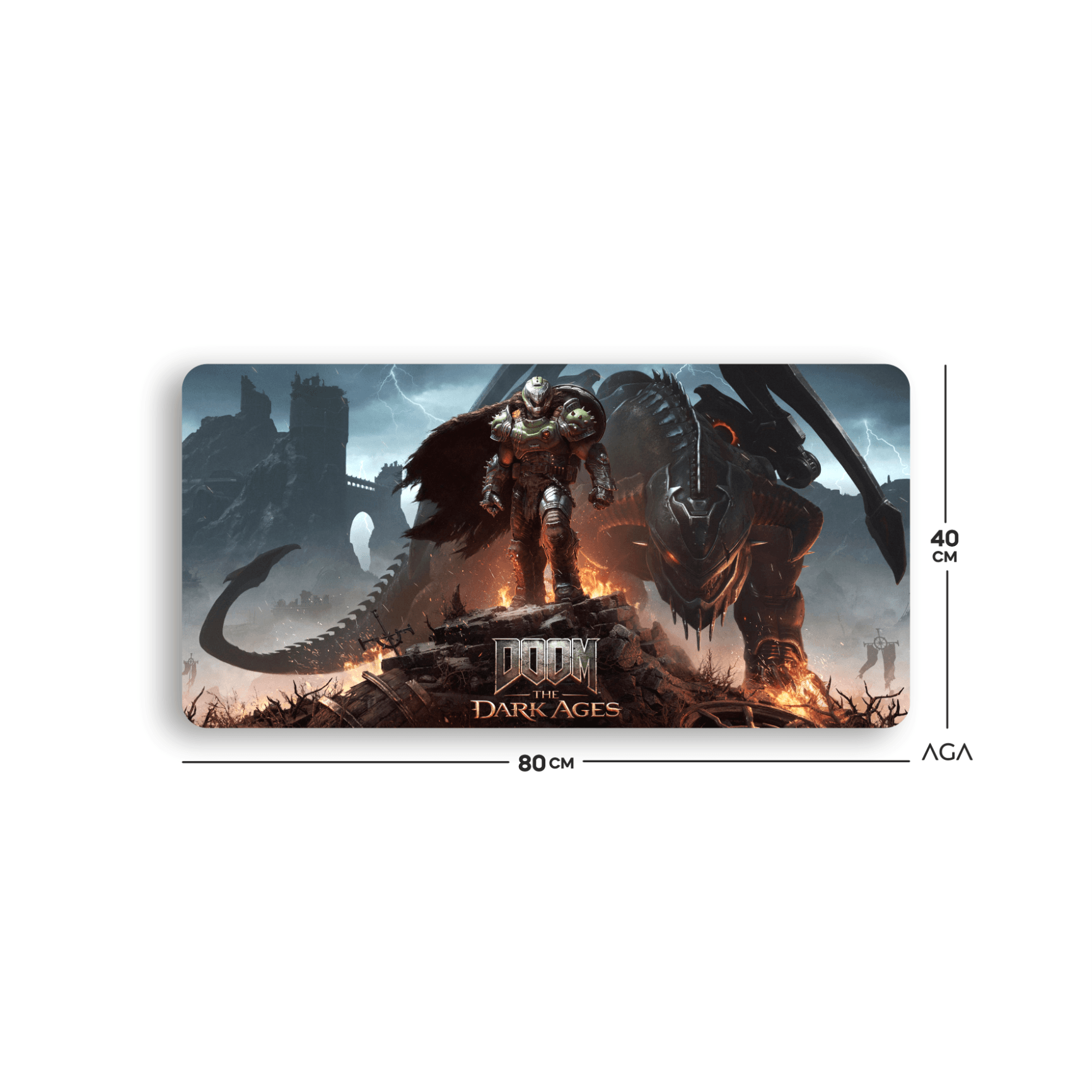 Doom Daark Ages Mouse Pad