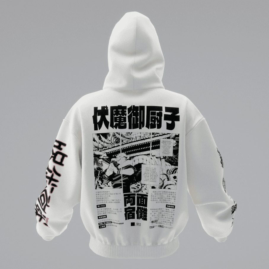 JUJUTSU KAISEN SAKUNA VS ITADORI Oversize Unisex Hoodie