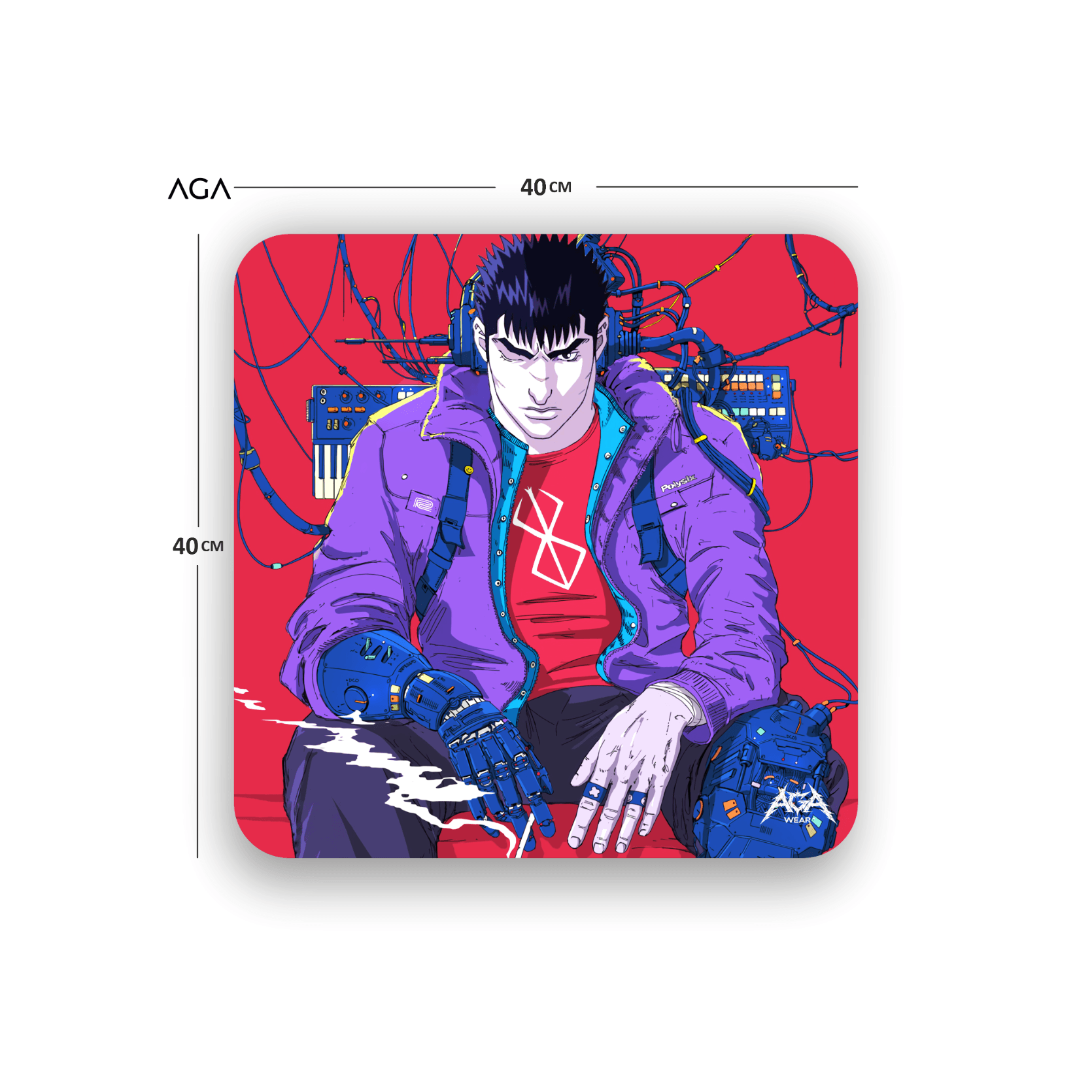 BERSERK CYBERPUNK GUTS MOUSE PAD