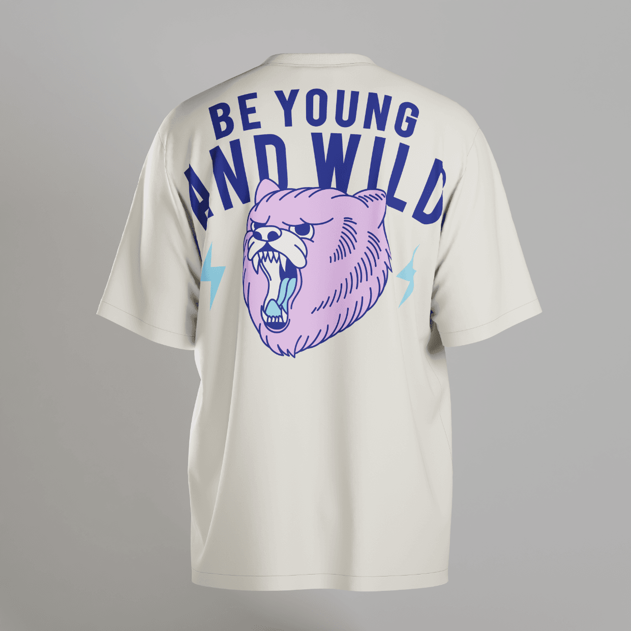 STREET WEAR BE YOUNG AND WILD Unisex T-Shirt