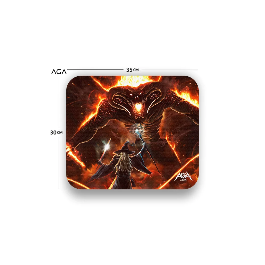 LORD OF THE RINGS BALROG VS GANDALF MOUSE PAD