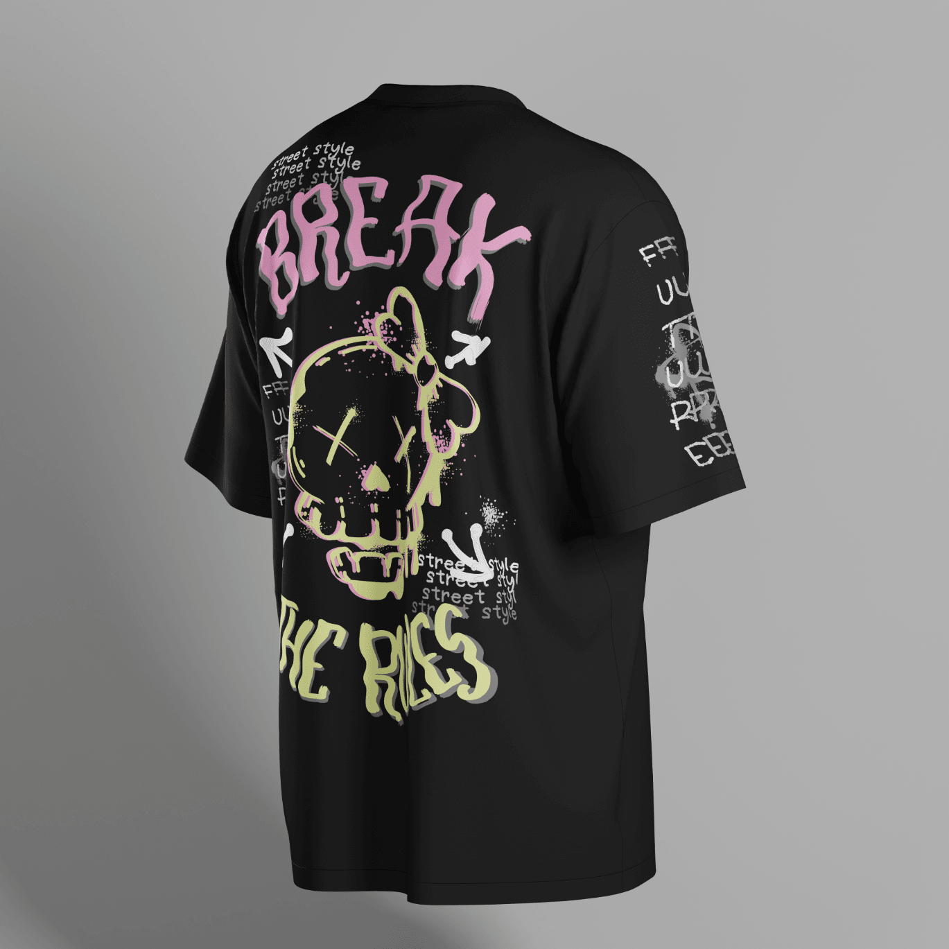 STREET WEAR BREAK THE RULES Unisex T-Shirt