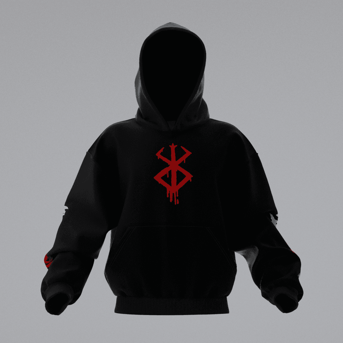 BERSERK MY BEST FRIENDS Oversize Unisex Hoodie
