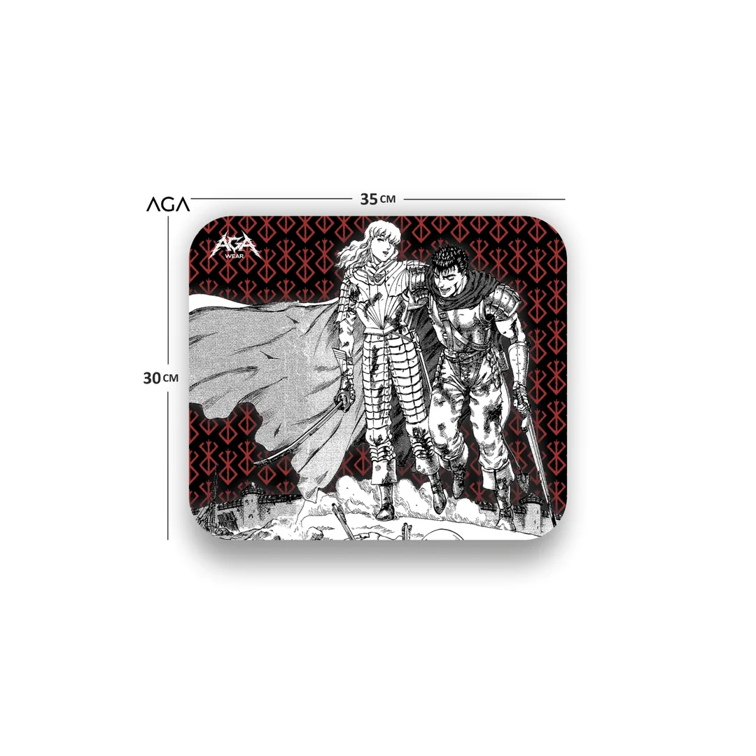 BERSERK GUTS AND GRIFFITH MOUSE PAD